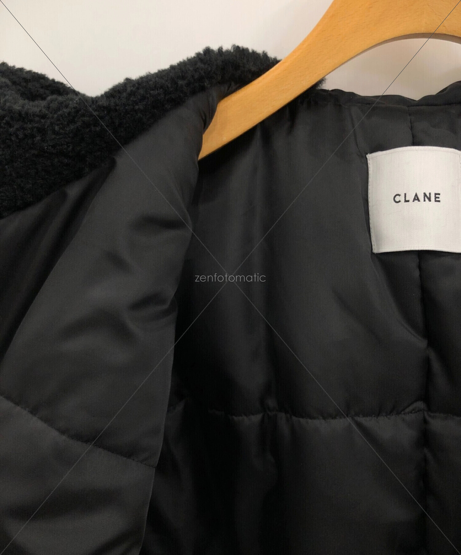 CLANE (クラネ) BALLOON DESIGN HOODED N3B ブラック サイズ:2