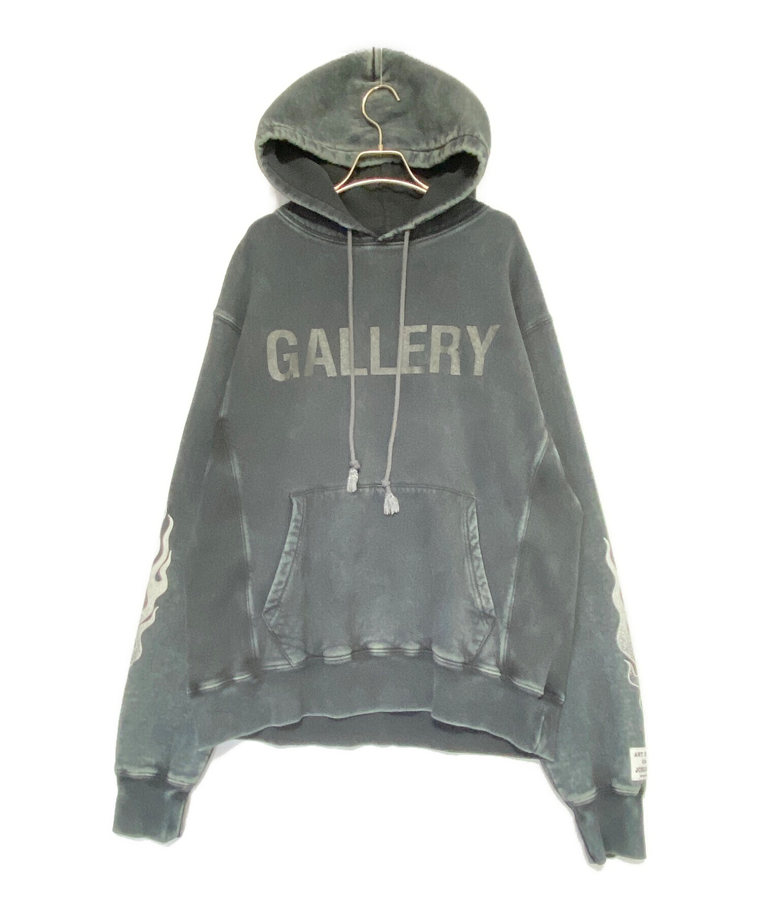 中古・古着通販】GALLERY DEPT (ギャラリー デプト) GD Flames Hoodie ブラック サイズ:L｜ブランド・古着通販  トレファク公式【TREFAC FASHION】スマホサイト