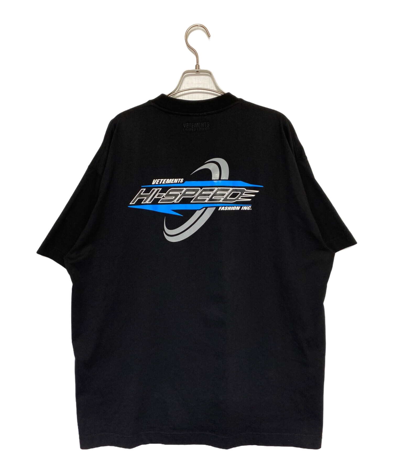 VETEMENTS (ヴェトモン) Hi-speed T-shirt ブラック サイズ:S