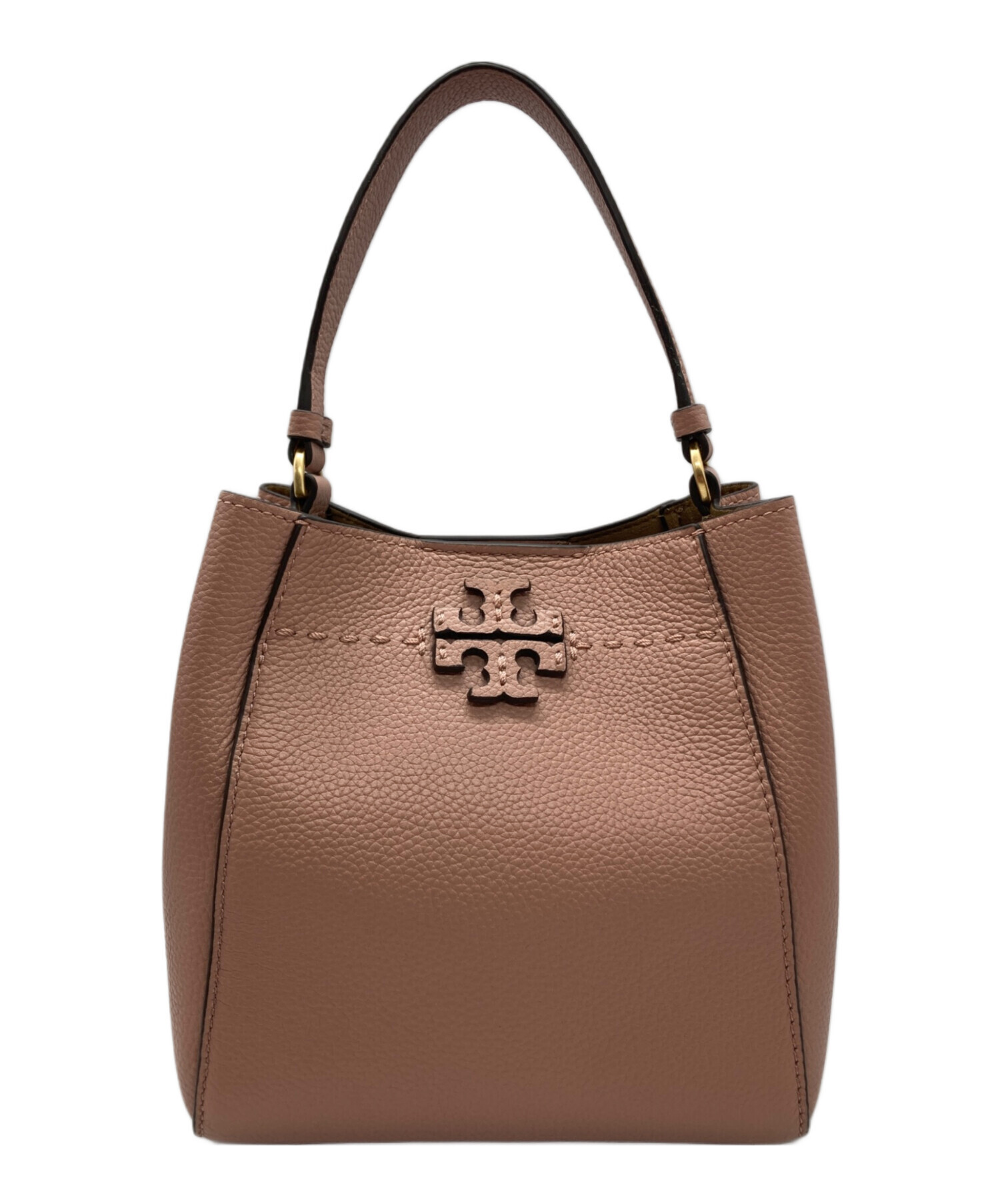 TORY BURCH (トリーバーチ) マックグロー スモールバケットバッグ ピンク