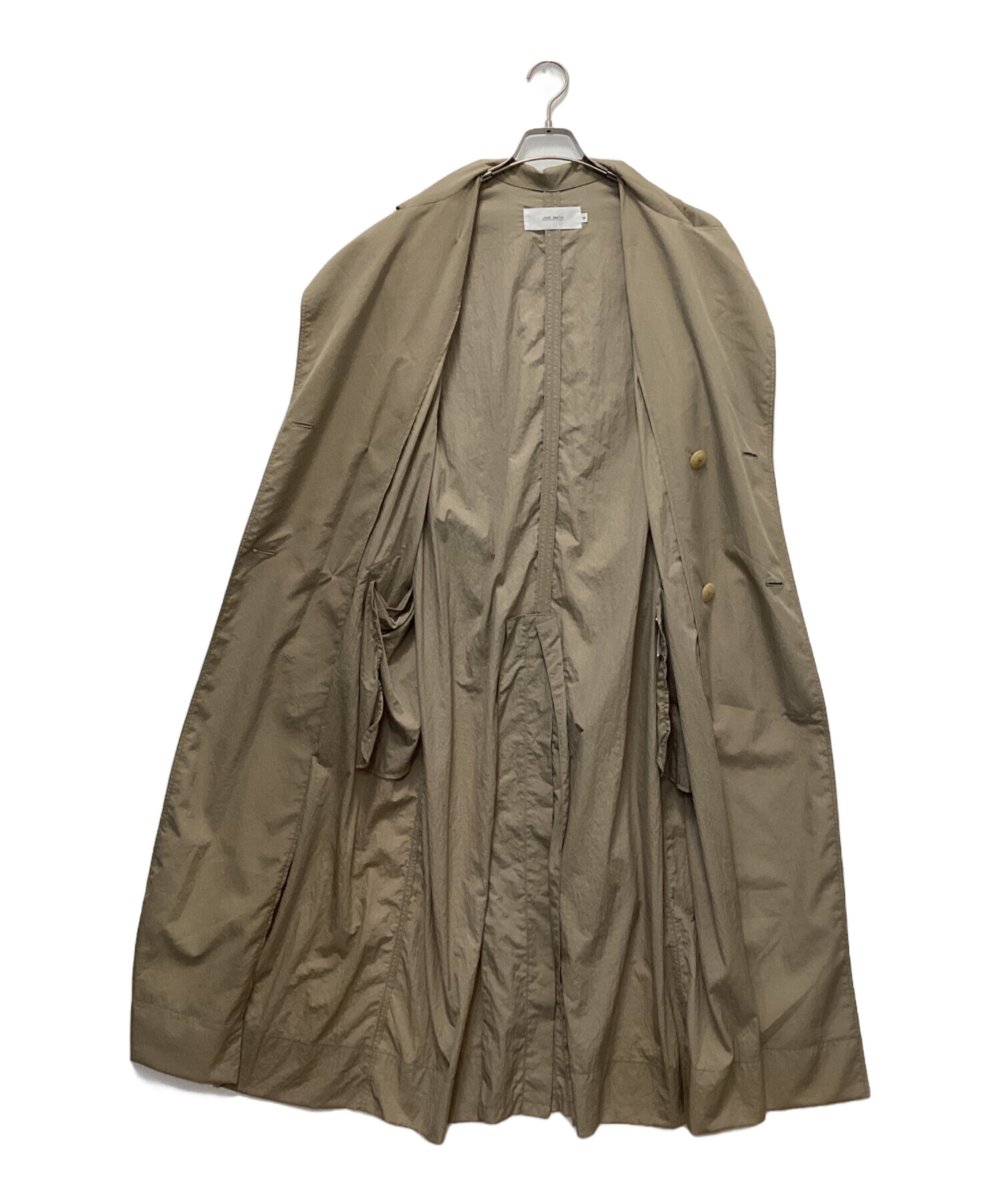 中古・古着通販】JANE SMITH (ジェーンスミス) BIG TRENCH COAT ベージュ サイズ:36｜ブランド・古着通販  トレファク公式【TREFAC FASHION】スマホサイト