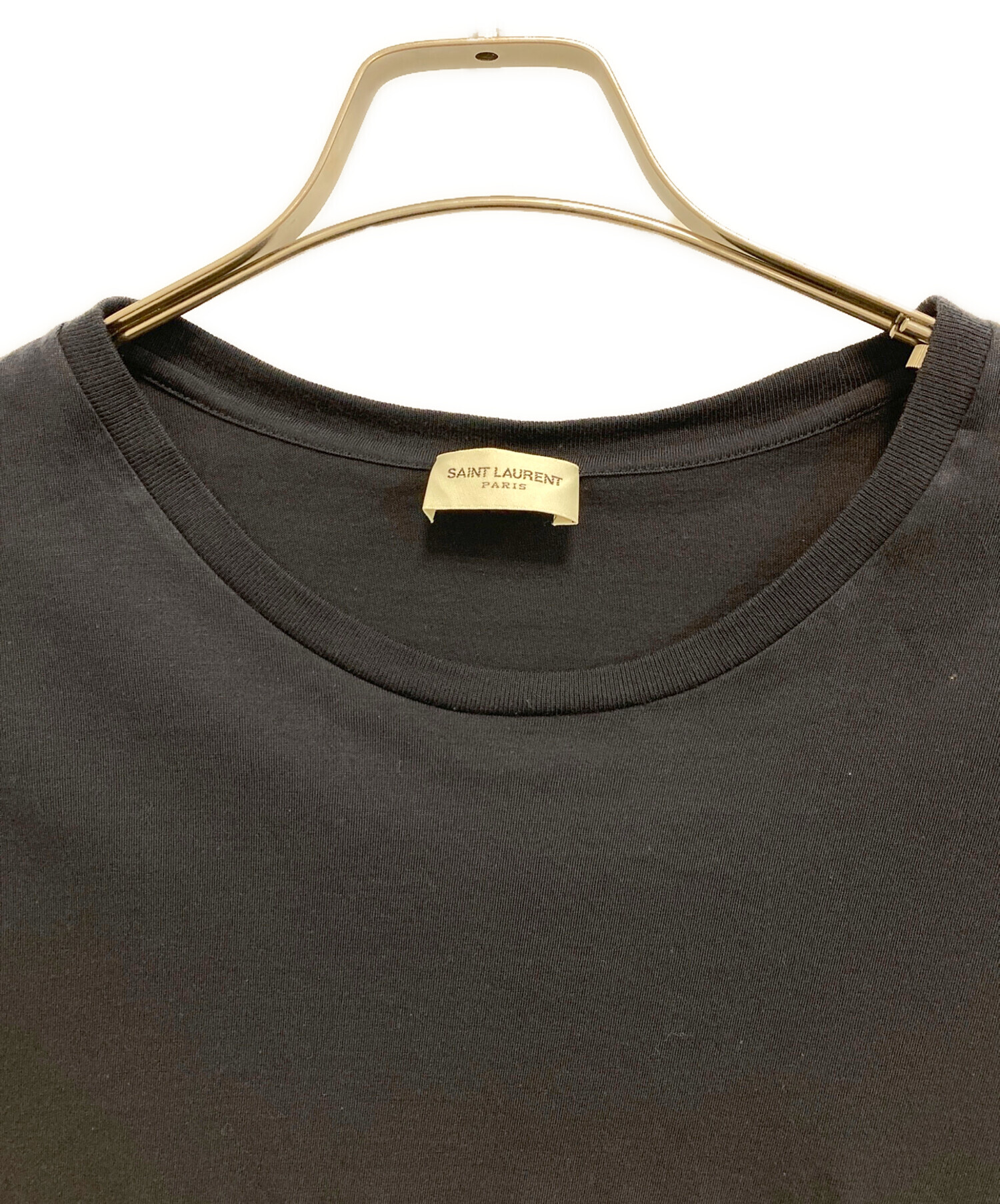 中古・古着通販】Saint Laurent Paris (サンローランパリ) リバースロゴTシャツ ネイビー サイズ:XL｜ブランド・古着通販  トレファク公式【TREFAC FASHION】スマホサイト