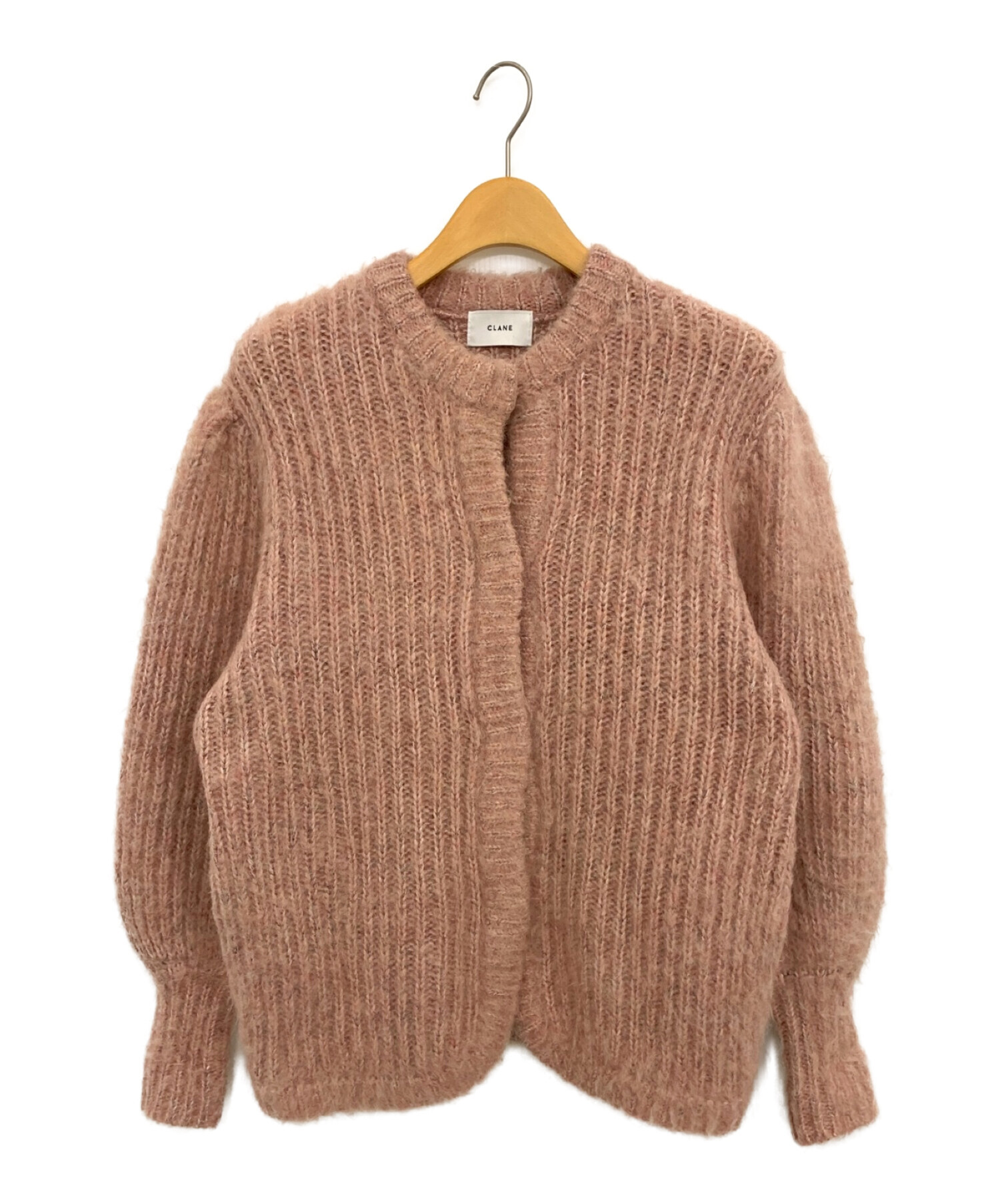 中古・古着通販】CLANE (クラネ) COLOR MOHAIR SHAGGY CARDIGAN ピンク サイズ:1｜ブランド・古着通販  トレファク公式【TREFAC FASHION】スマホサイト