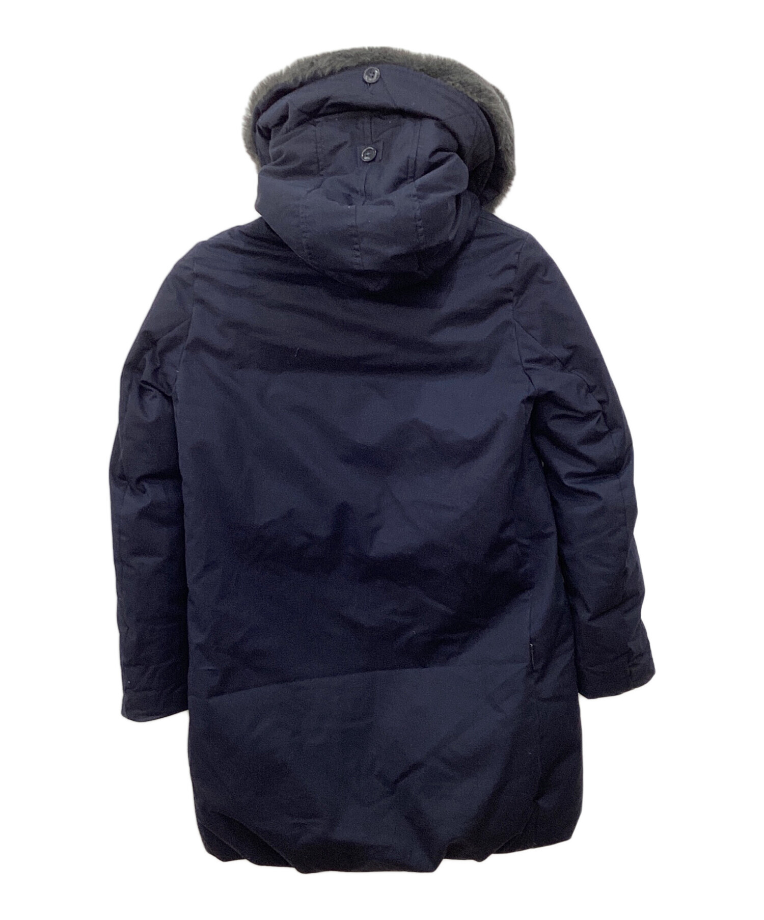 中古・古着通販】WOOLRICH (ウールリッチ) ファー付きダウンコート ネイビー サイズ:XS｜ブランド・古着通販 トレファク公式【TREFAC  FASHION】スマホサイト