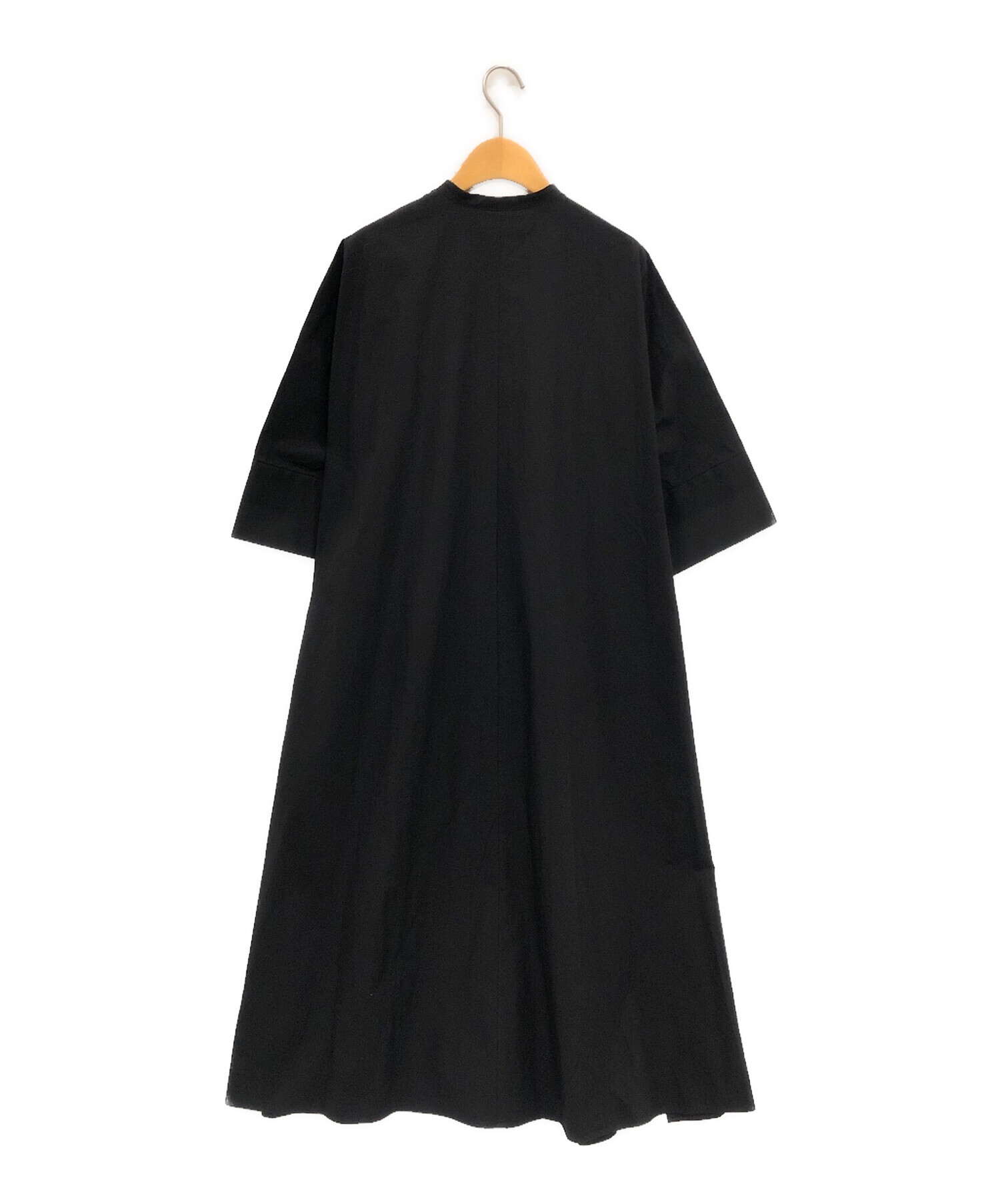ENFOLD (エンフォルド) A-LINE DRESS ブラック サイズ:36
