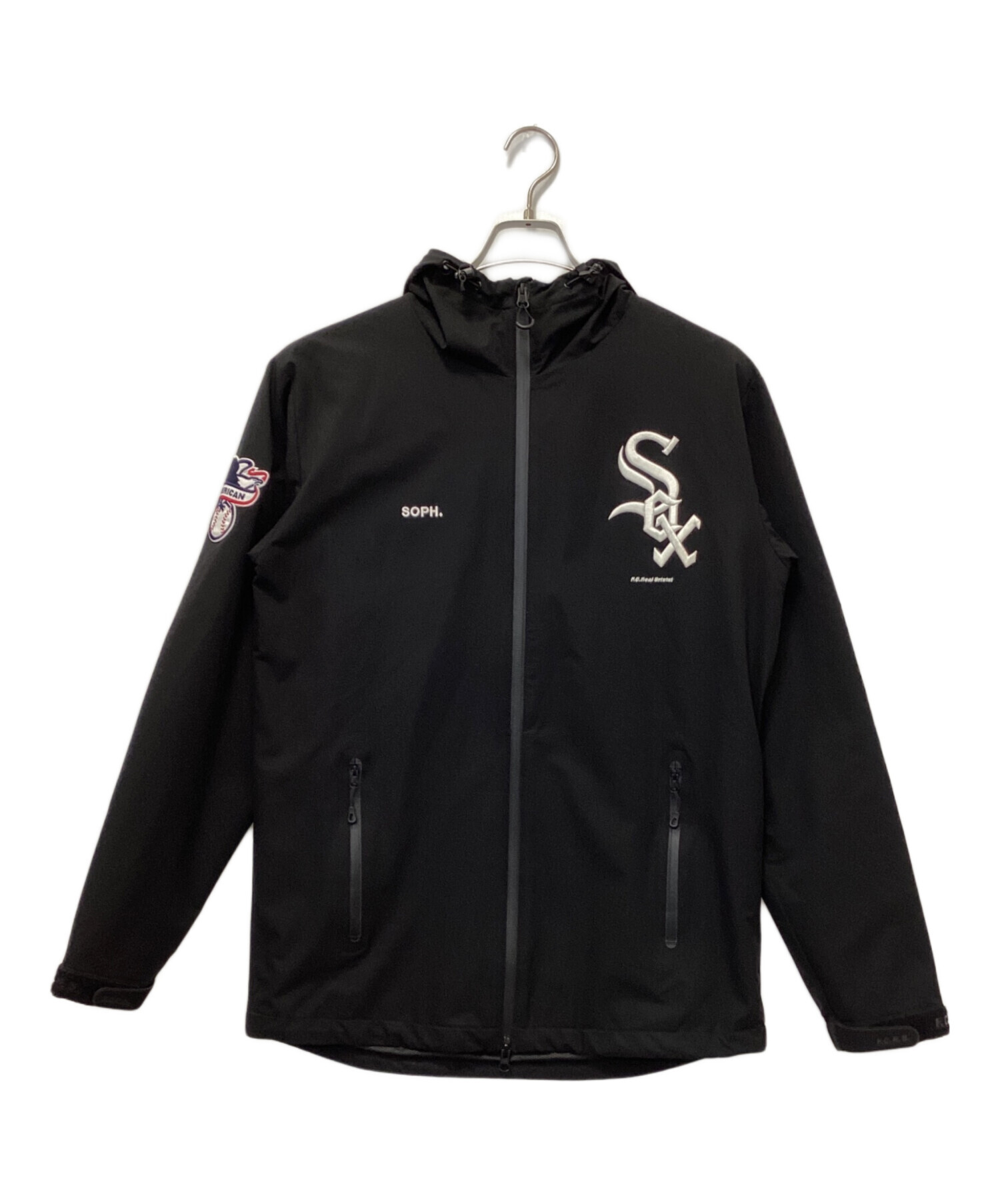 F.C.R.B. (エフシーアールビー) MLB NY Hooded jacket ブラック サイズ:L