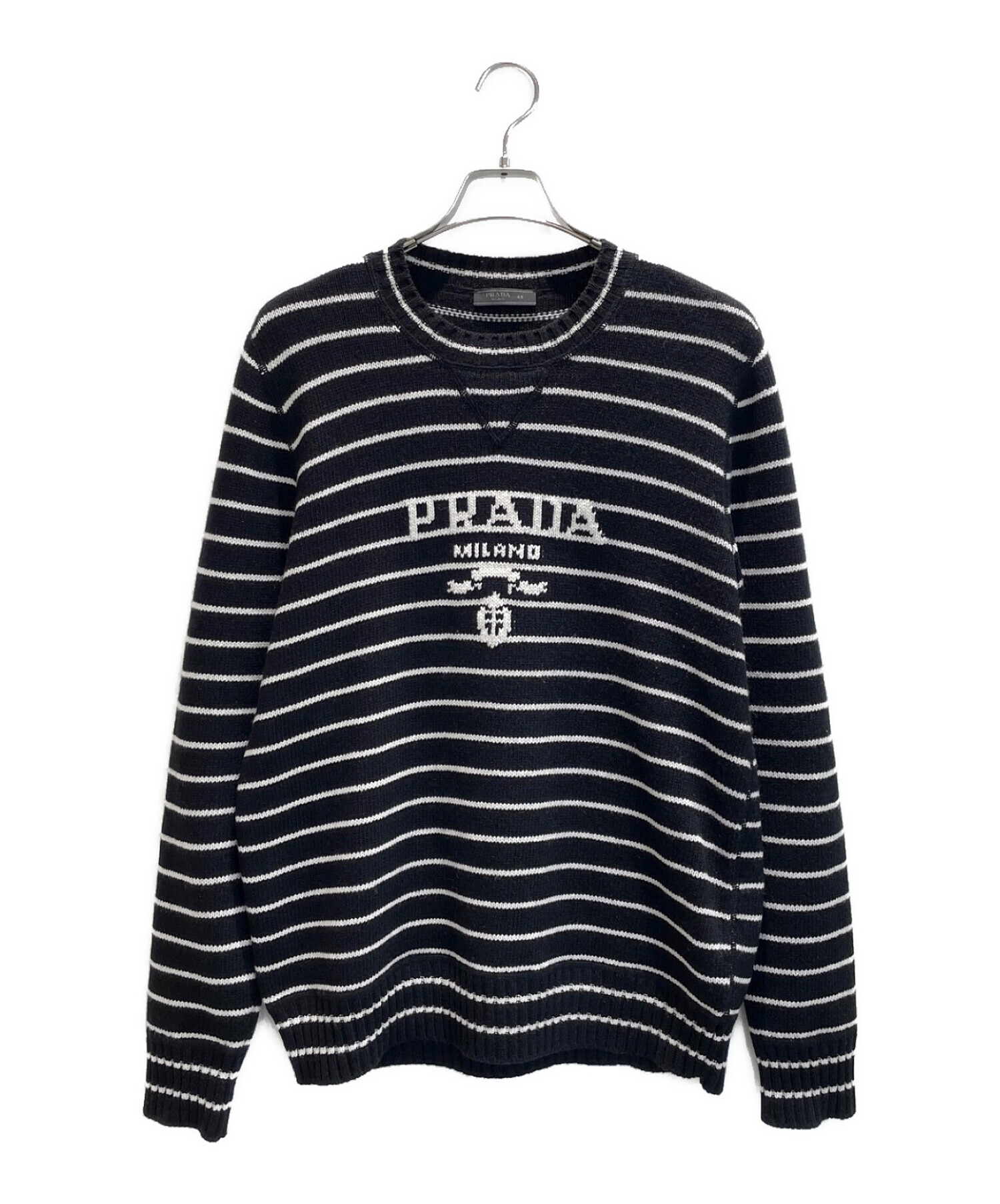 中古・古着通販】PRADA (プラダ) カシミア混クルーネック セーター ...