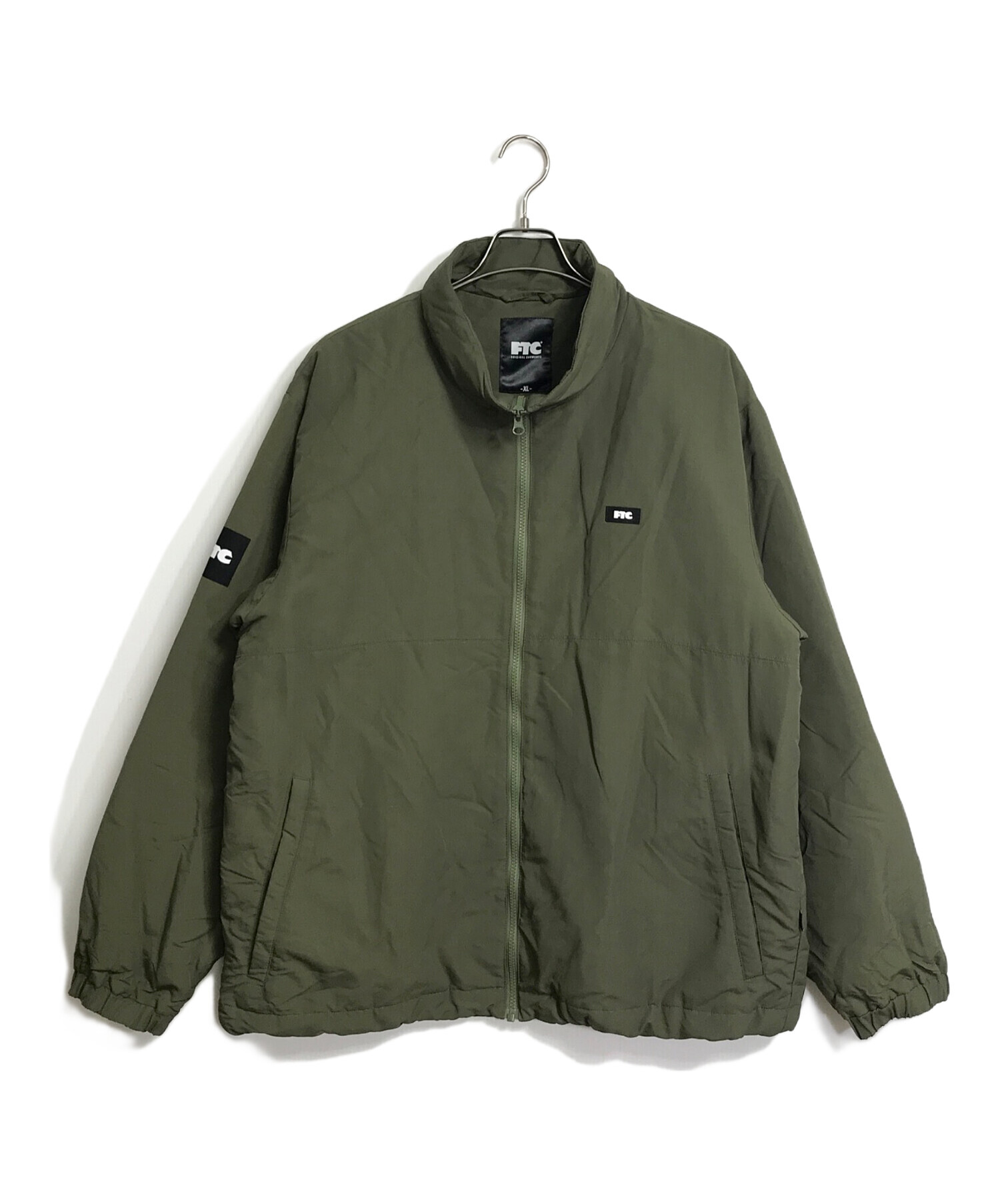 FTC (エフティーシー) SUPPLEX STAND COLLAR JACKET カーキ サイズ:XL