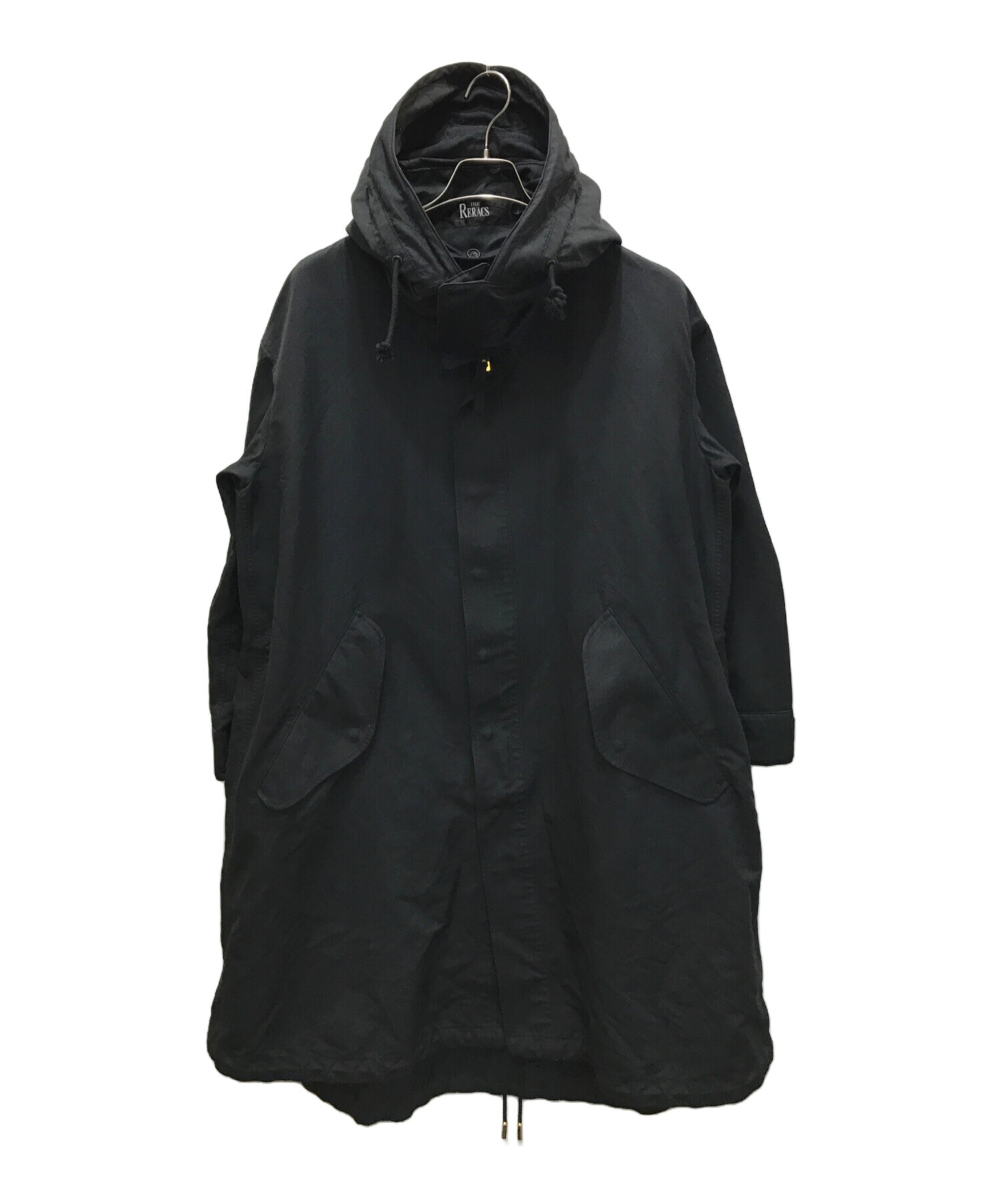 THE RERACS (ザ リラクス) LONG MODS COAT ブラック サイズ:38