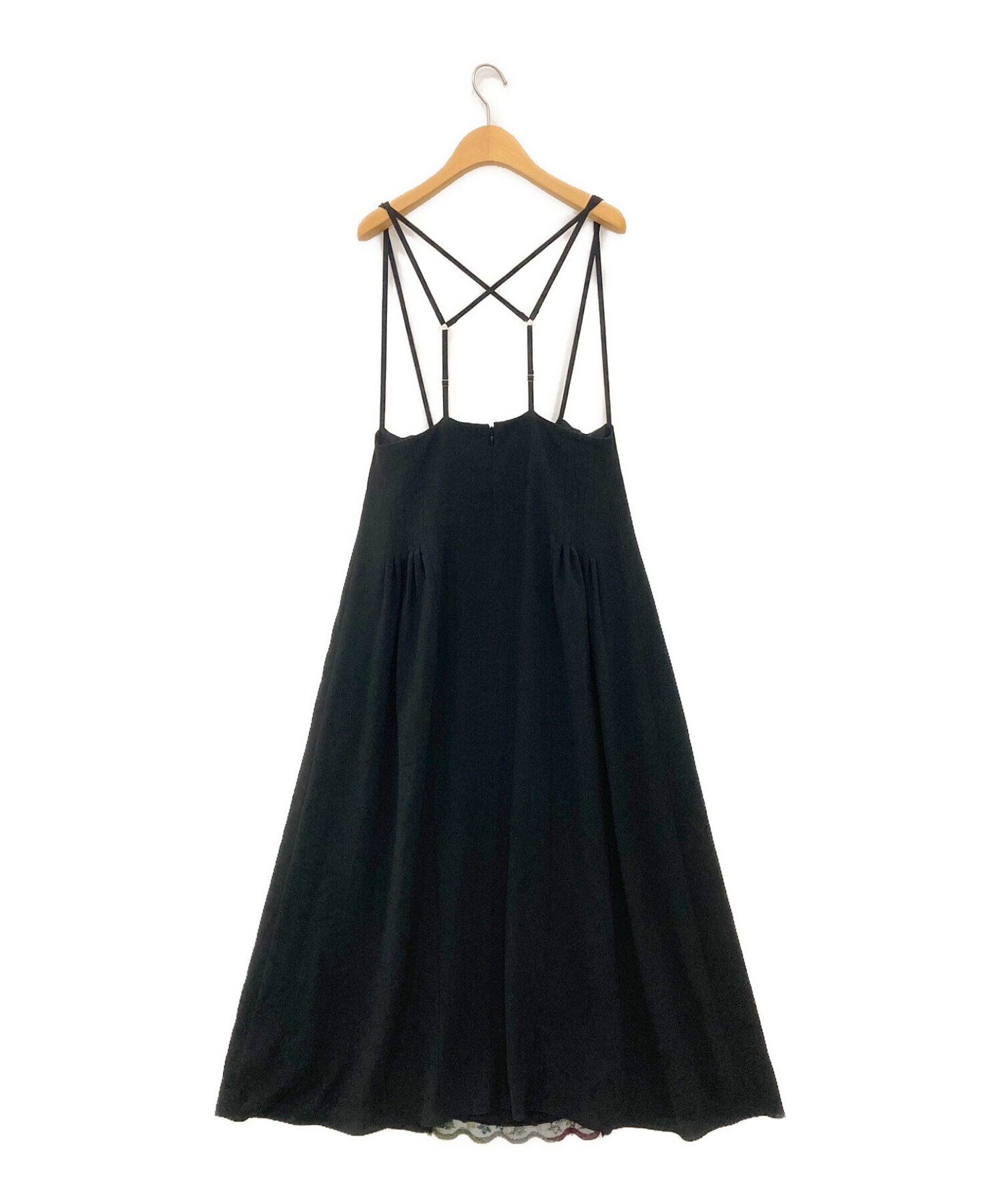 MURRAL (ミューラル) Floating flower lace skirt ブラック サイズ:2