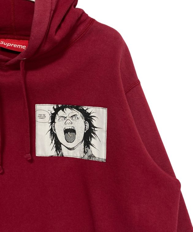 SUPREME (シュプリーム) AKIRA (アキラ) Patches Hooded Sweatshirt バーガンディー サイズ:L