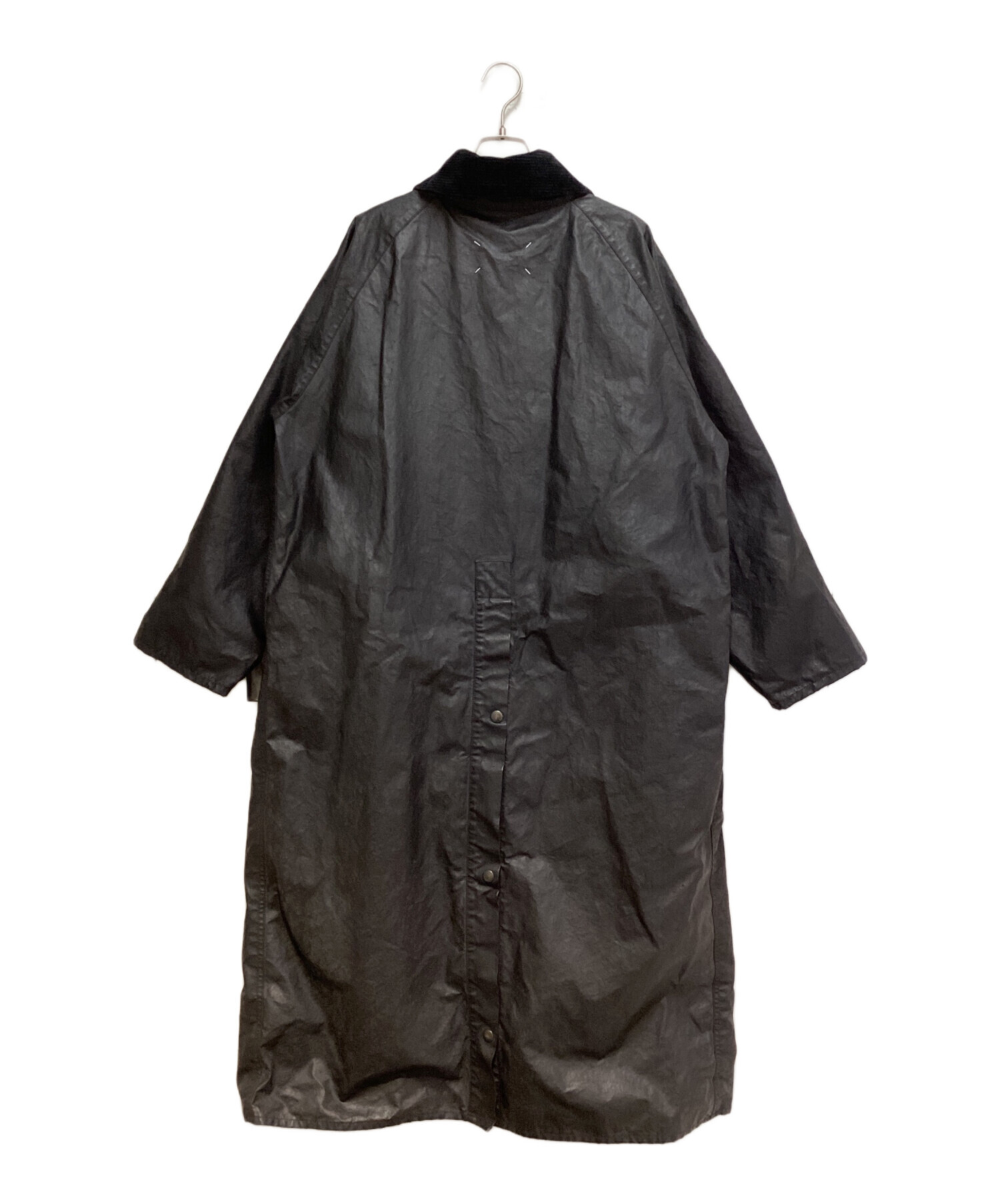 Maison Margiela (メゾンマルジェラ) Wax coating long coat（ワックスコーティングロングコート） ブラック  サイズ:48