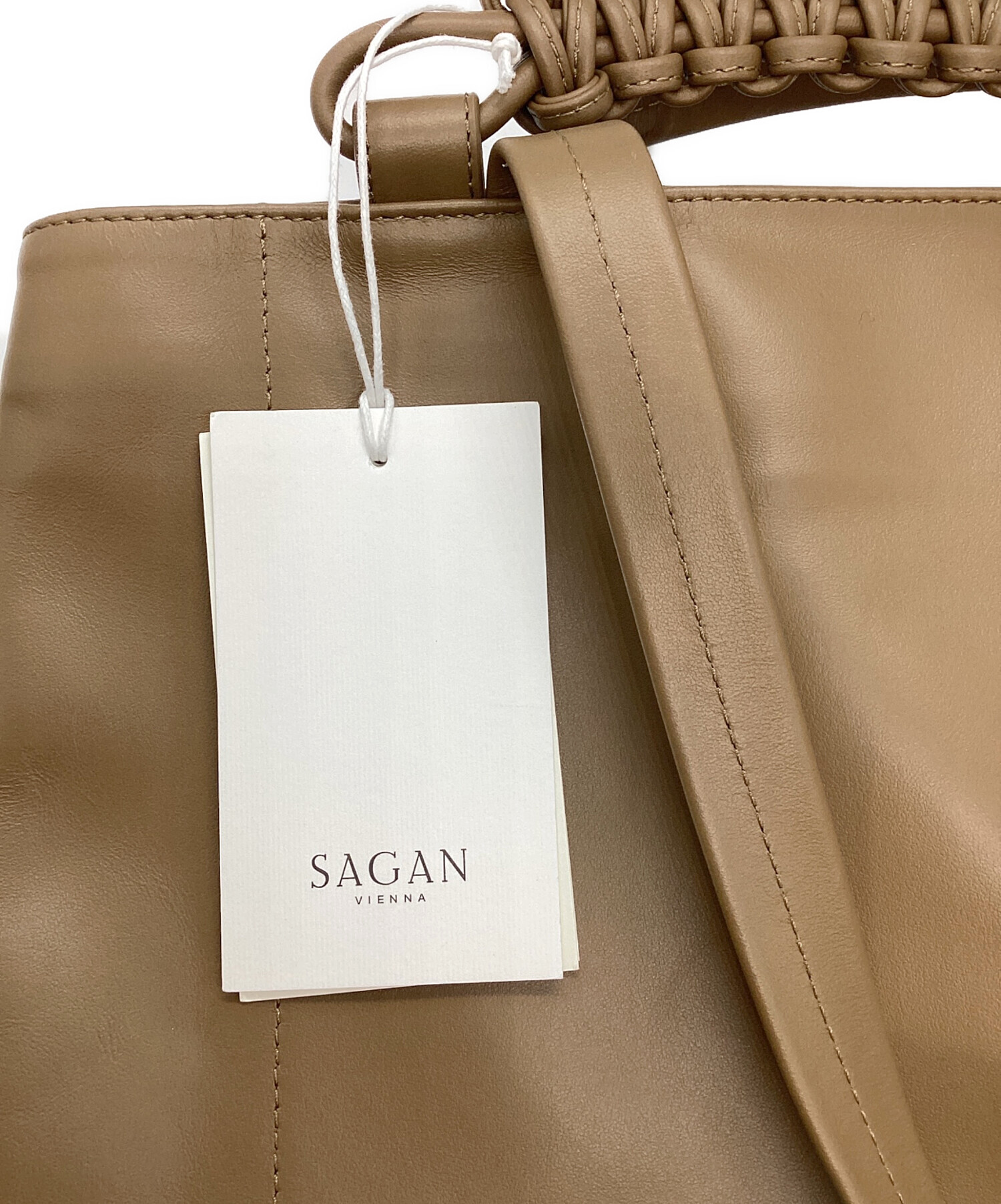 SAGAN VIENNA (サガン ヴィエンナ) PAZAR BOOK TOTE ブラウン