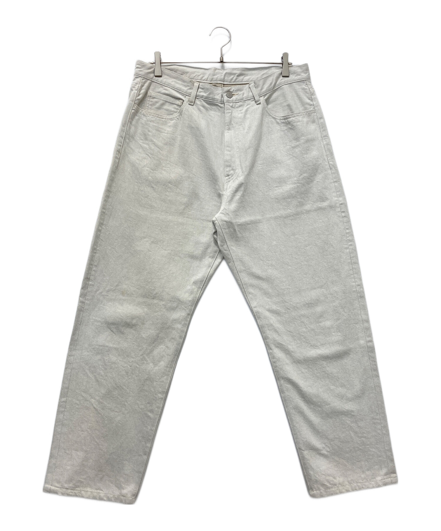 中古・古着通販】STEVEN ALAN (スティーブンアラン) 13.5oz DENIM 5P BAGGY TAPERED PANTS ベージュ  サイズ:XL｜ブランド・古着通販 トレファク公式【TREFAC FASHION】スマホサイト