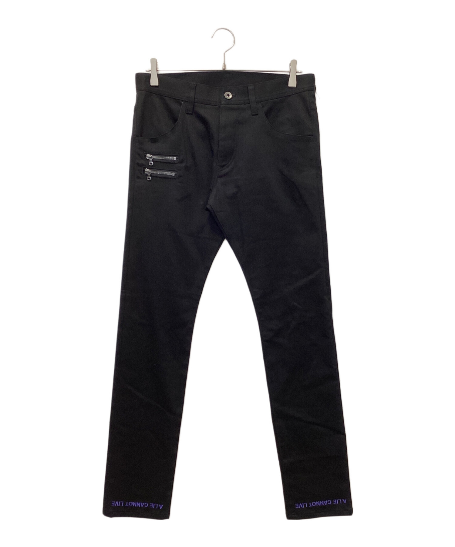 SHAREEF (シャリーフ) STRECH TWILL SKINNY PANTS ブラック サイズ:2