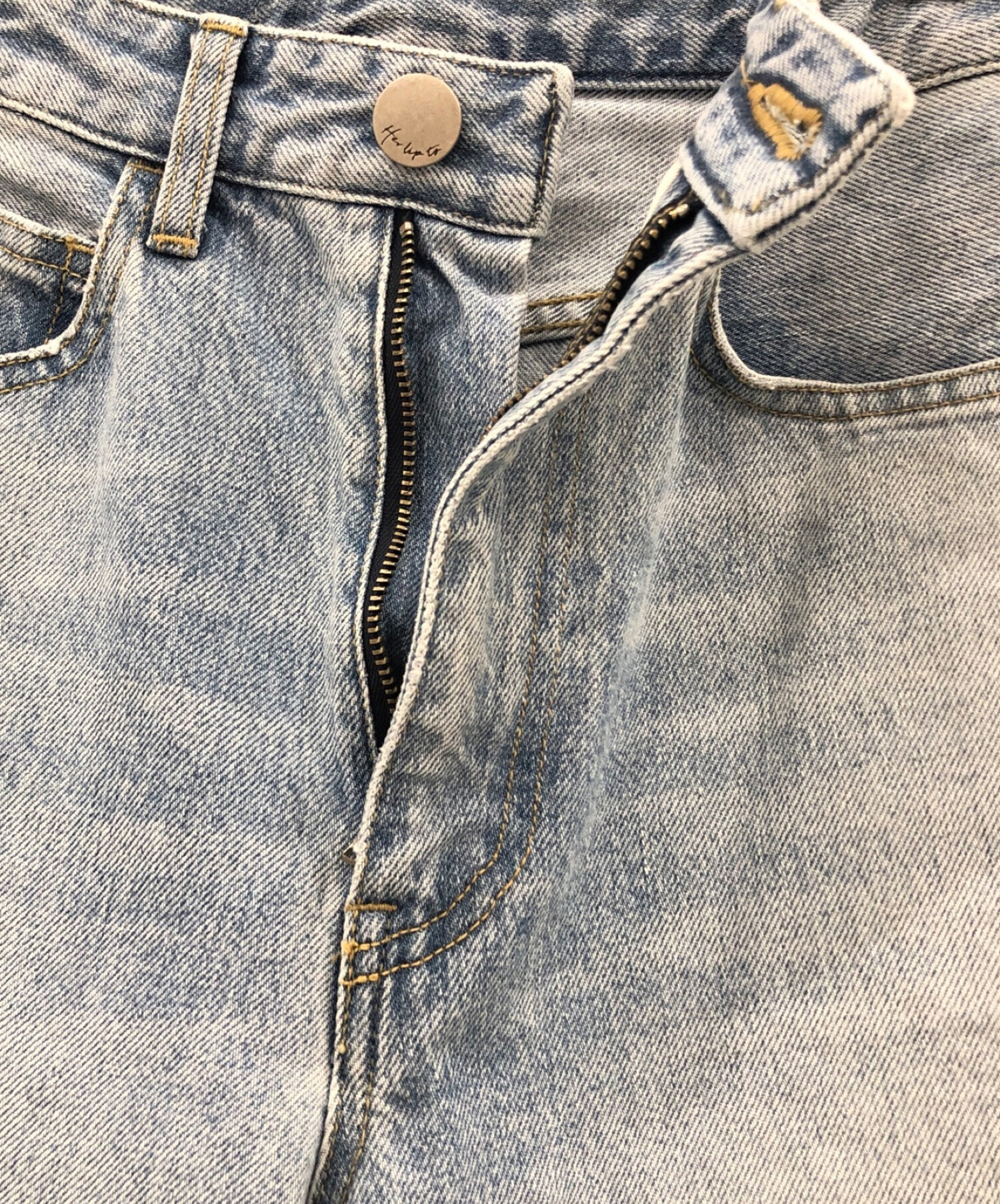 HER LIP TO (ハーリップトゥ) Tokyo High Rise Jeans インディゴ サイズ:23