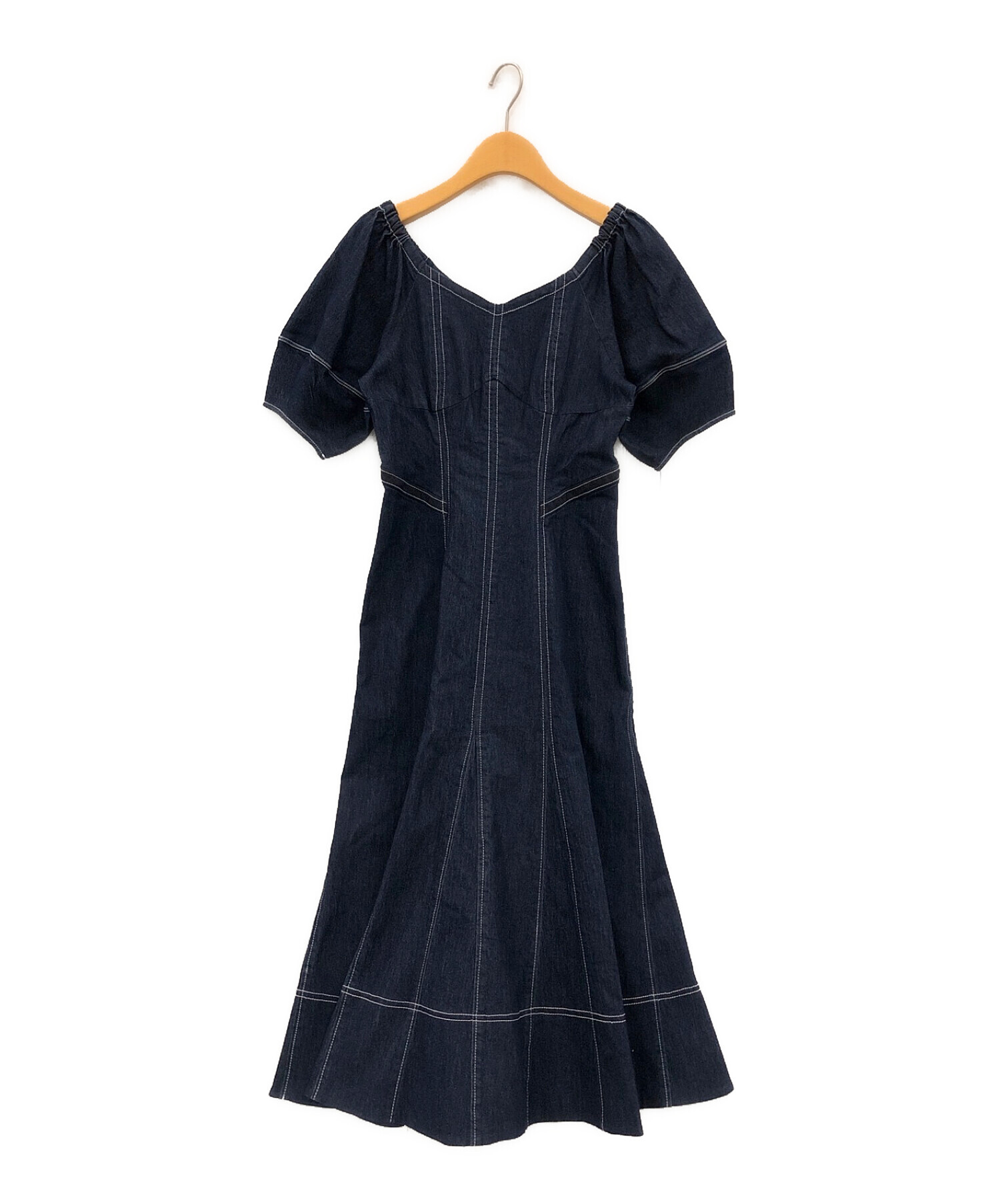 【お得】herlipto Imperia Volume Sleeve Dress ワンピース