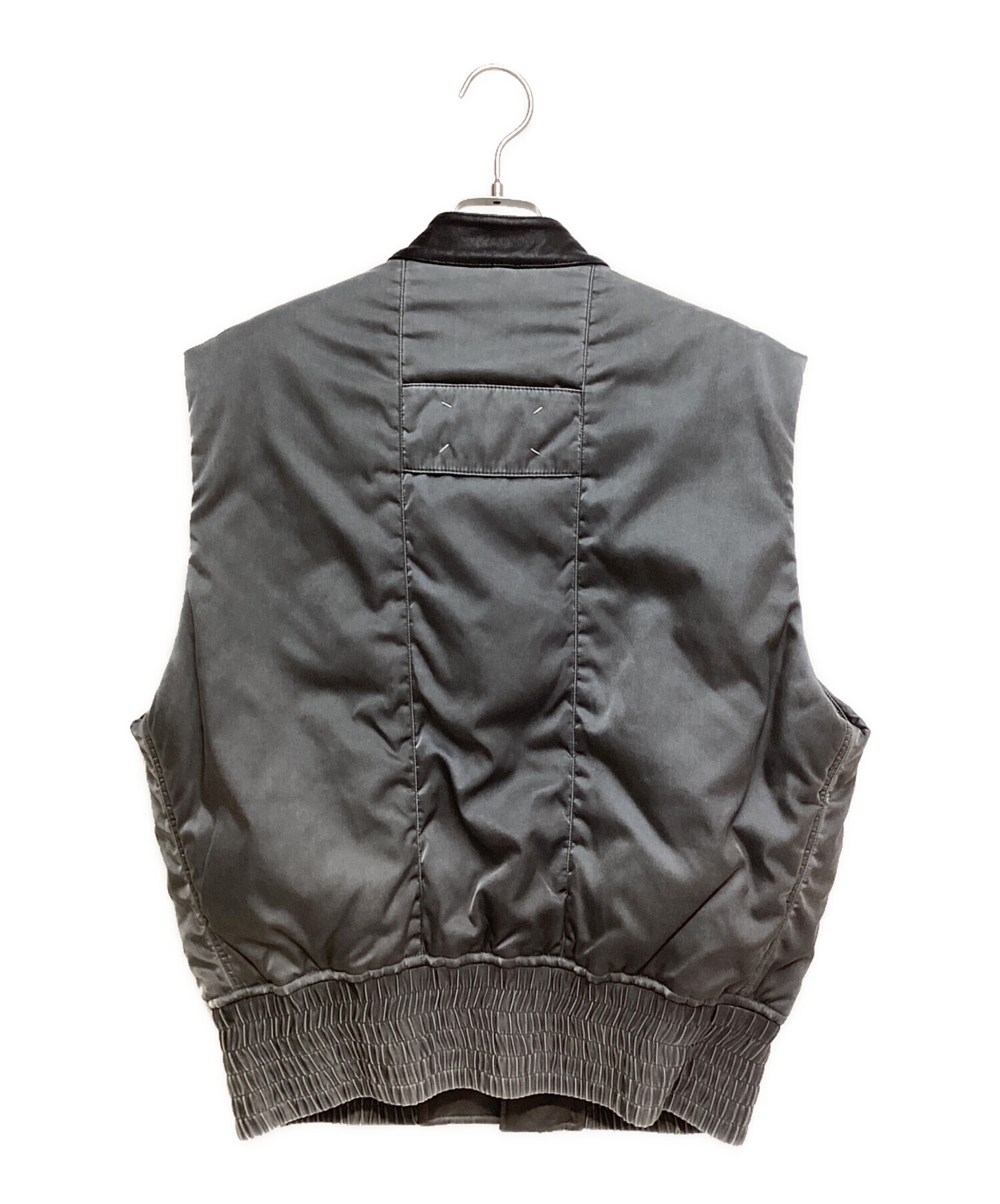 中古・古着通販】Maison Margiela (メゾンマルジェラ) 16AW Docking Vest （ドッキングベスト） グレー×ブラック  サイズ:50｜ブランド・古着通販 トレファク公式【TREFAC FASHION】スマホサイト