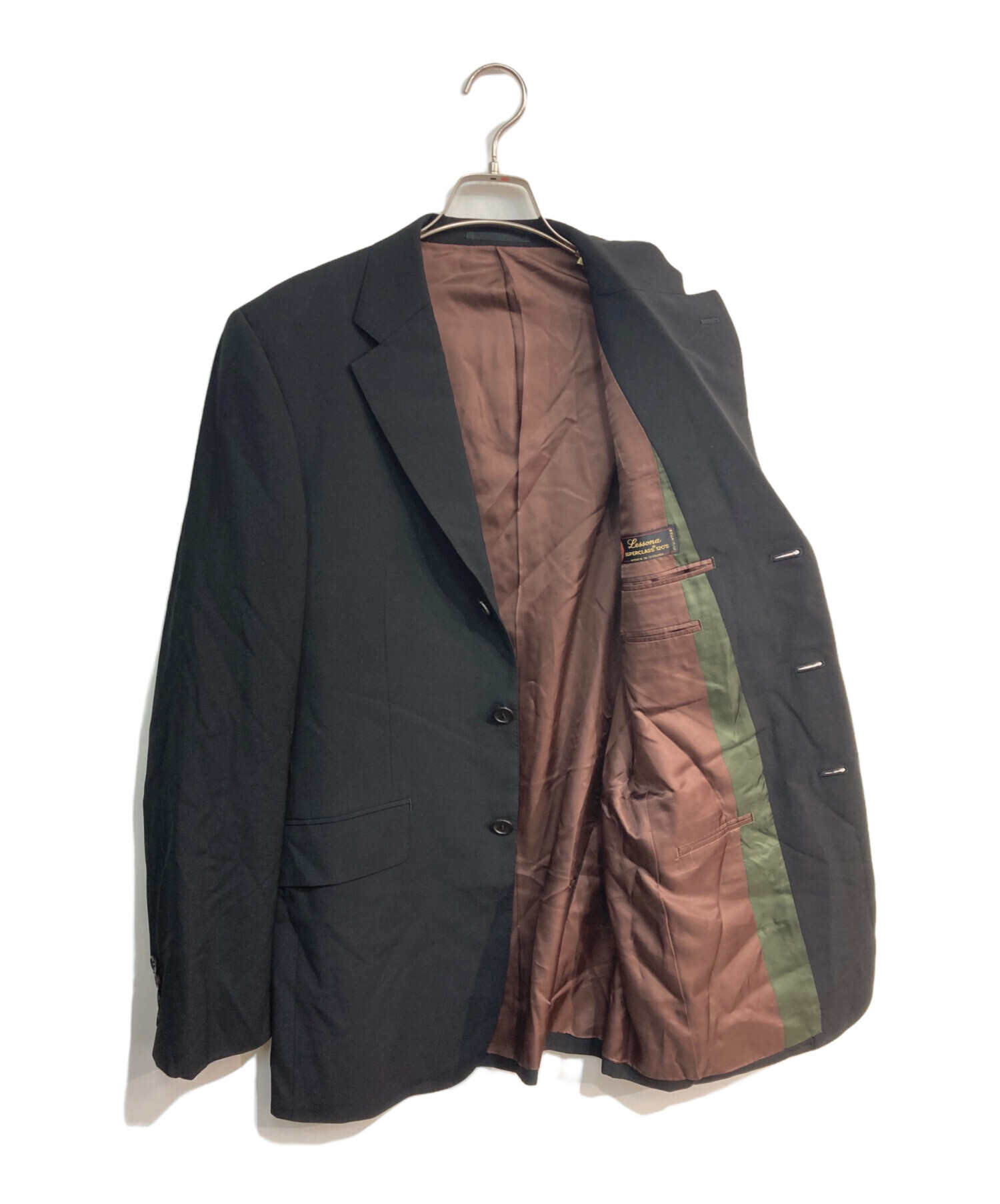 中古・古着通販】Paul Smith (ポールスミス) 3Bセットアップスーツ Lessona ブラック サイズ:XL｜ブランド・古着通販  トレファク公式【TREFAC FASHION】スマホサイト