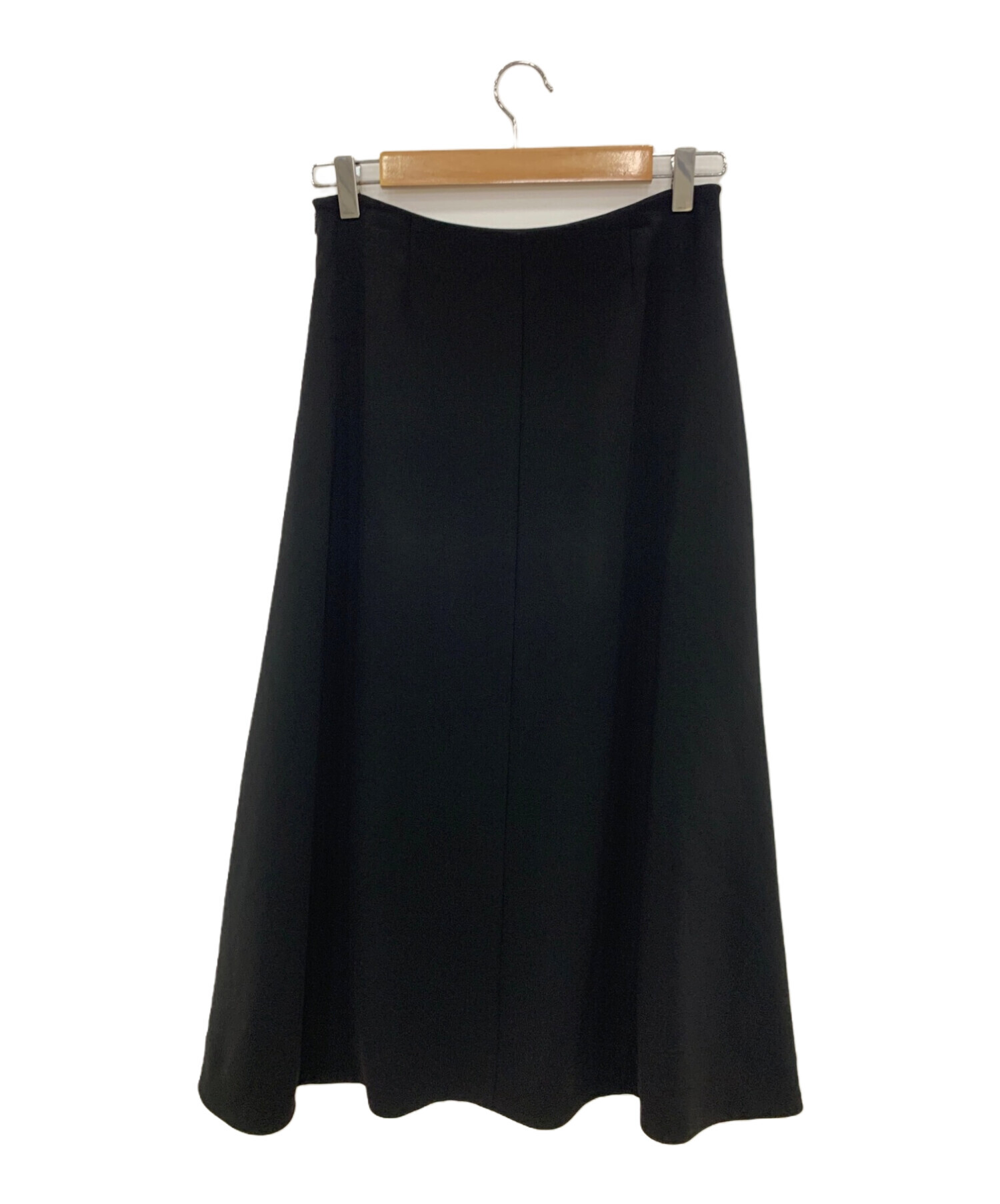 MUSE de Deuxieme Classe (ミューズ ドゥーズィエム クラス) DOUBLE CLOTH フレア スカート ブラック サイズ:34