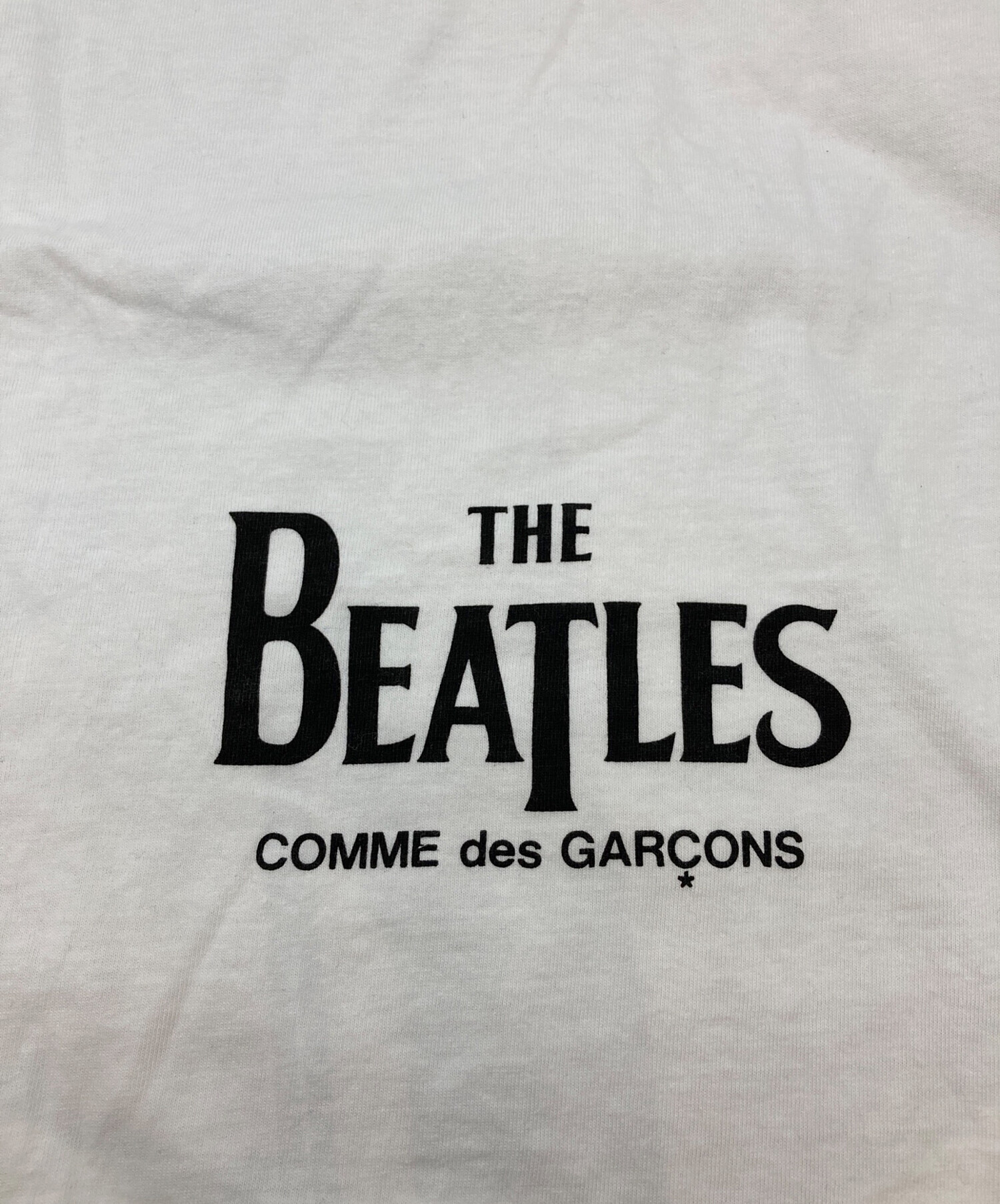 中古・古着通販】COMME des GARCONS (コムデギャルソン) THE BEATLES (ビートルズ) BIG APPLE TEE ホワイト  サイズ:XL｜ブランド・古着通販 トレファク公式【TREFAC FASHION】スマホサイト