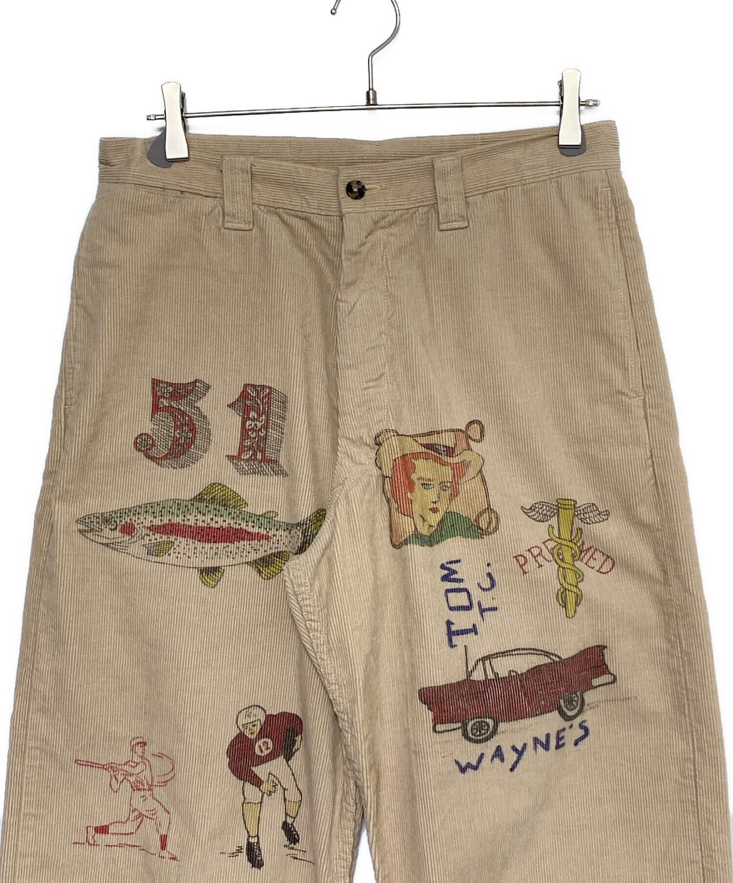 中古・古着通販】Are You Different (アーユーディファレント) WESTOVERALLS (ウエストオーバーオールズ) AYD  MEMORIAL TROUSERS ベージュ サイズ:W32｜ブランド・古着通販 トレファク公式【TREFAC FASHION】スマホサイト