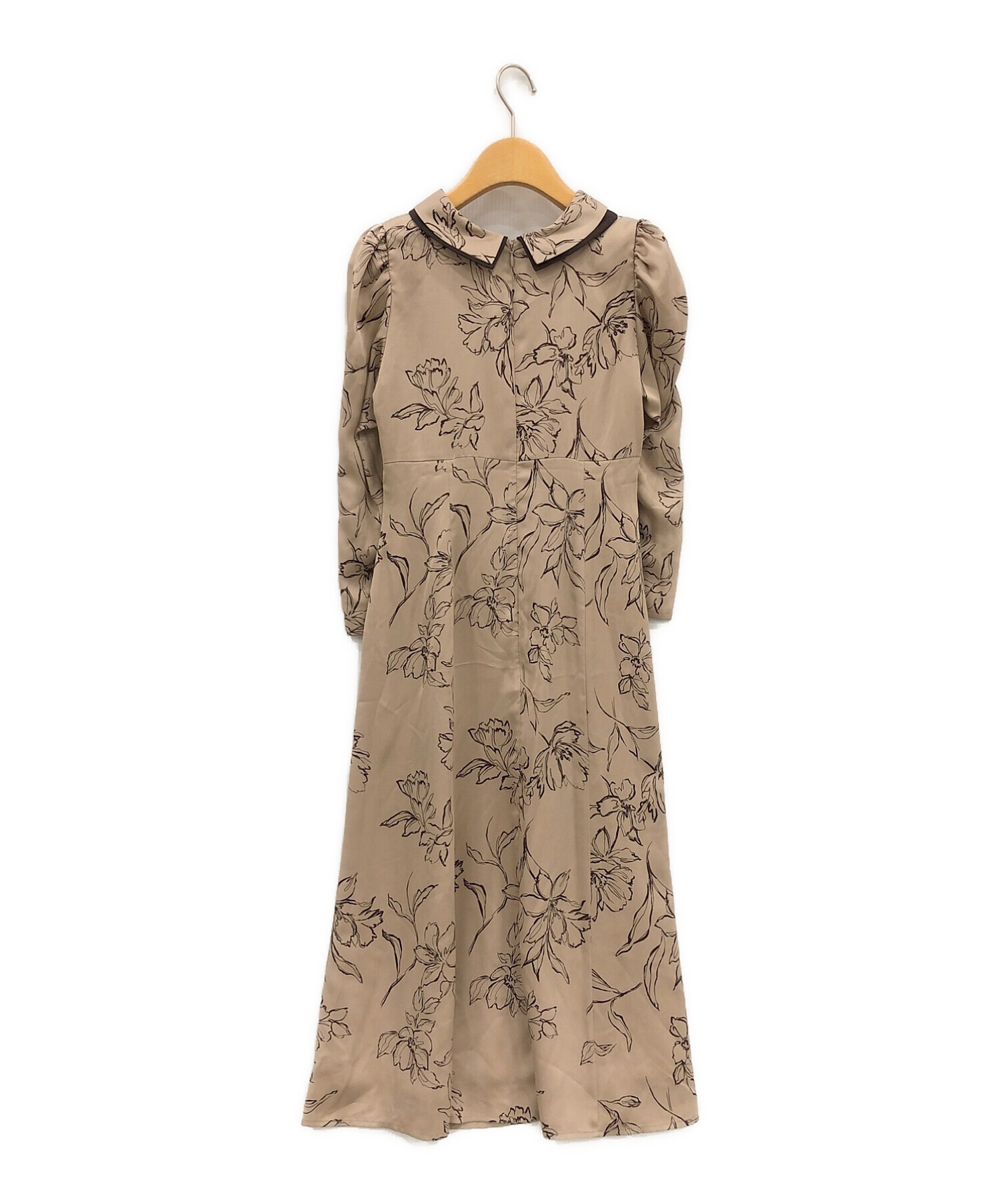 Her lip to (ハーリップトゥ) Limoges Vintage Satin Dress ベージュ サイズ:S