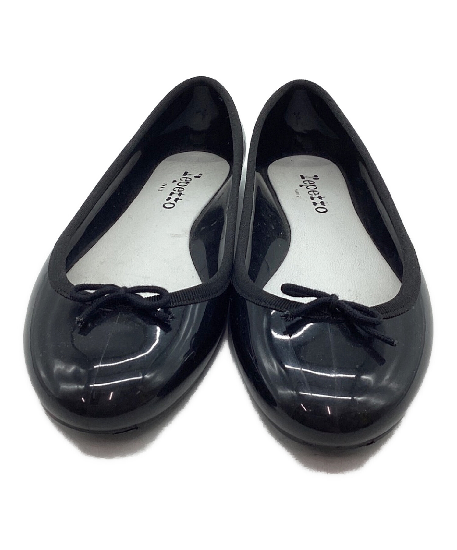 中古・古着通販】repetto (レペット) エナメルバレエシューズ ブラック サイズ:38｜ブランド・古着通販 トレファク公式【TREFAC  FASHION】スマホサイト