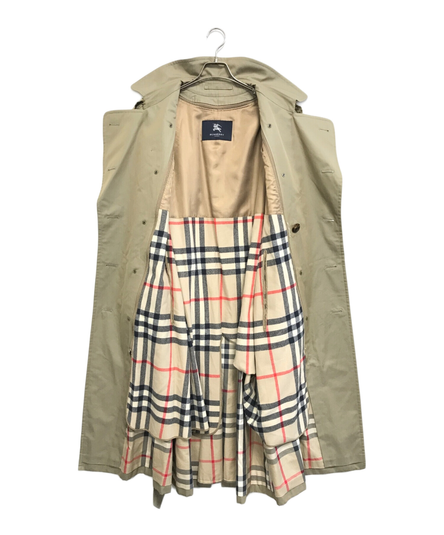 中古・古着通販】BURBERRY LONDON (バーバリーロンドン) ライナー付トレンチコート カーキ サイズ:表記なし｜ブランド・古着通販  トレファク公式【TREFAC FASHION】スマホサイト