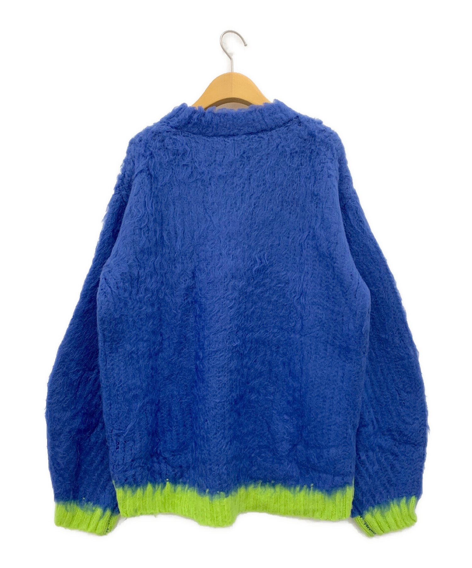 中古・古着通販】AULA AILA (アウラアイラ) COLOR LINE SHAGGY KNIT ブルー｜ブランド・古着通販  トレファク公式【TREFAC FASHION】スマホサイト