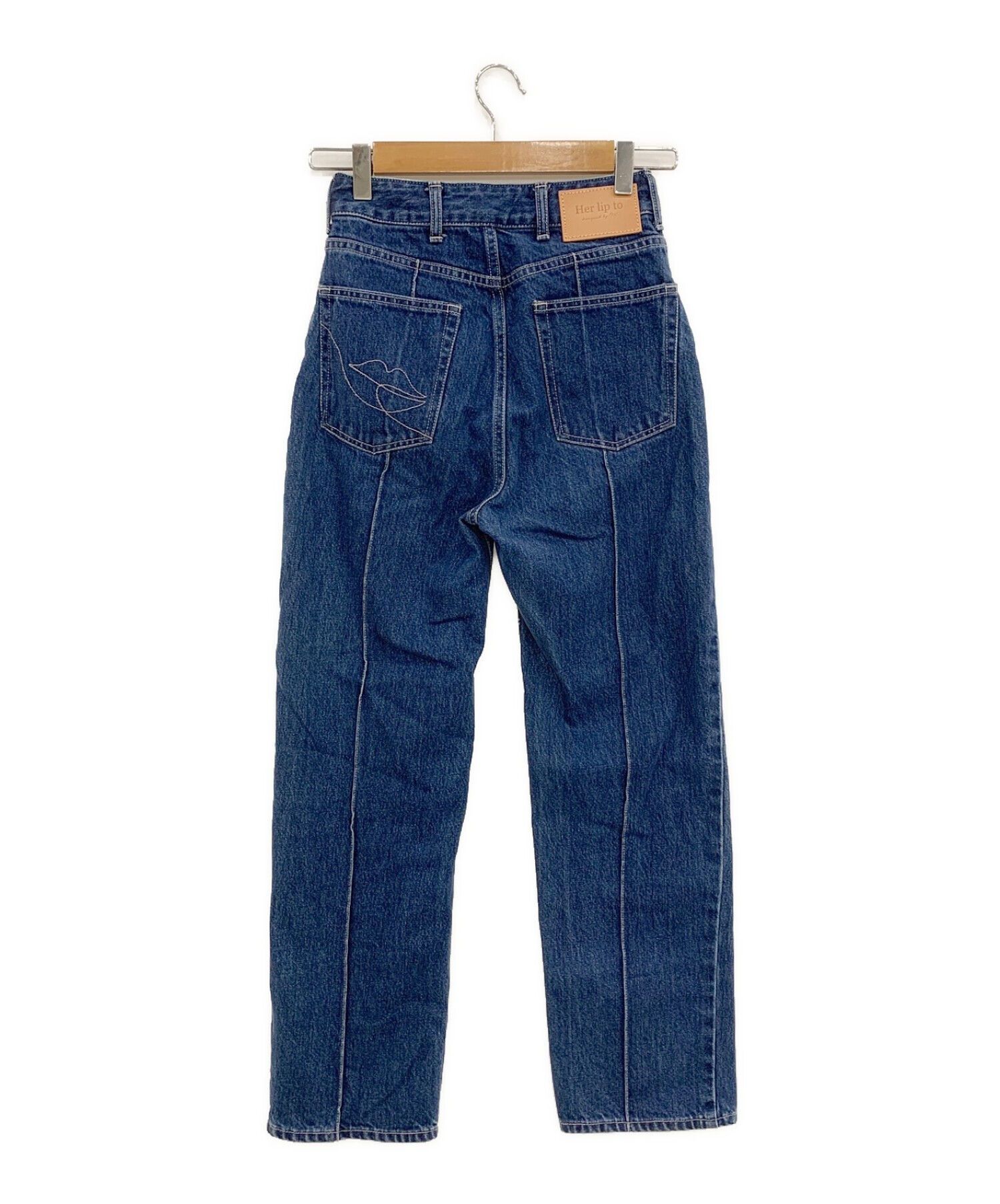 Her lip to (ハーリップトゥ) Valencia High Rise Jeans インディゴ サイズ:23