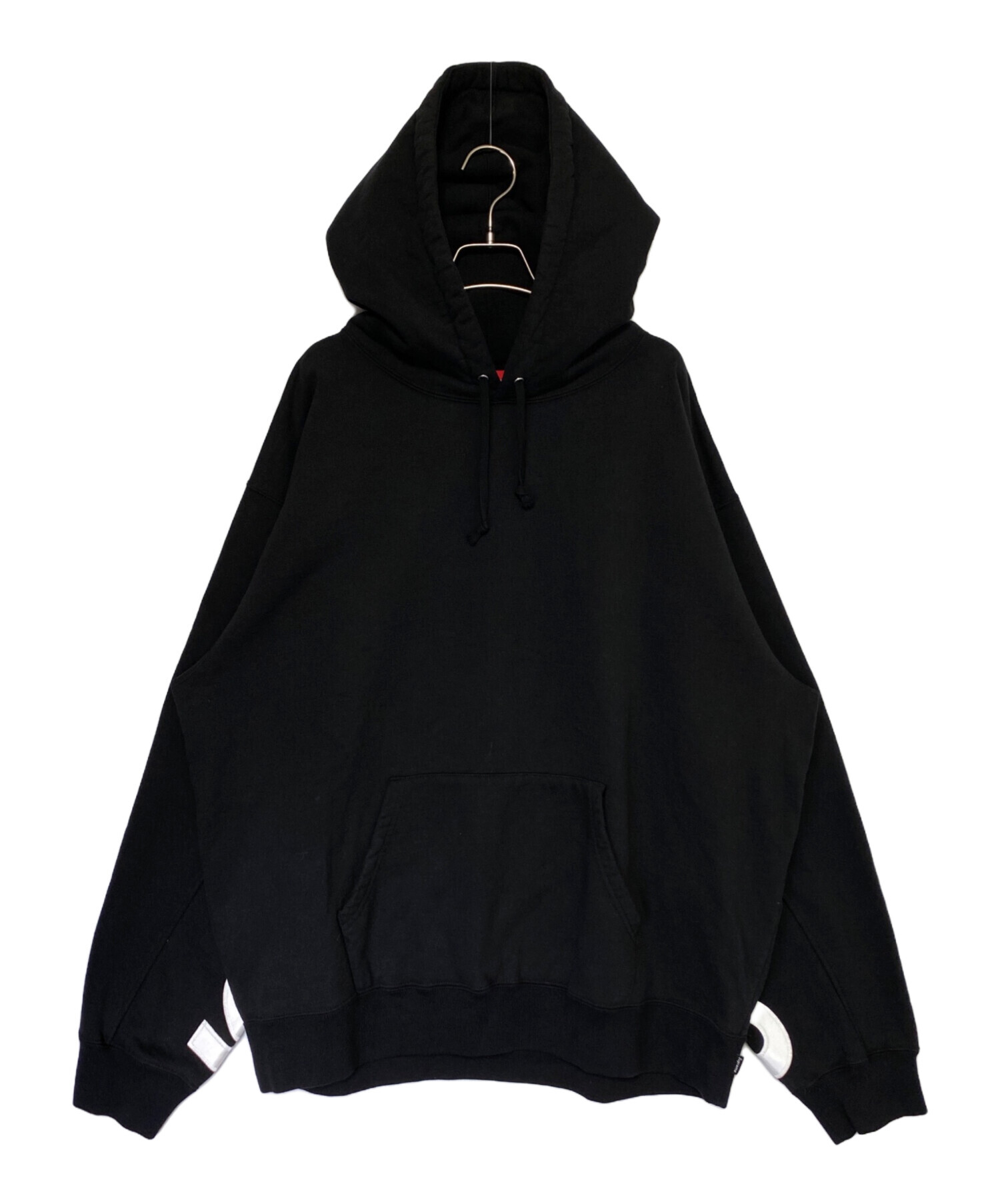 中古・古着通販】SUPREME (シュプリーム) Cropped Panels Hooded Sweatshirt ブラック  サイズ:XL｜ブランド・古着通販 トレファク公式【TREFAC FASHION】スマホサイト