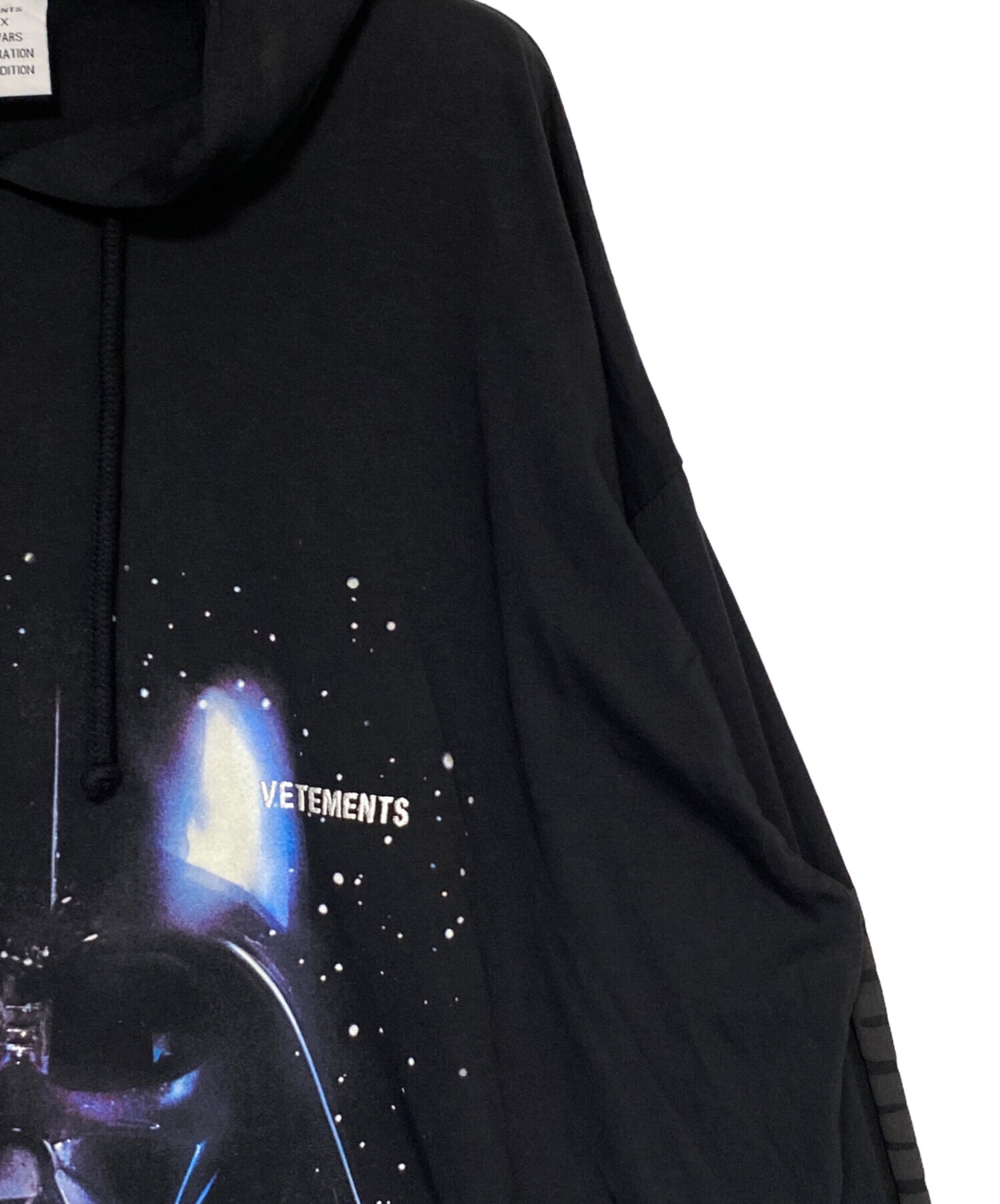 VETEMENTS (ヴェトモン) STAR WARS (スターウォーズ) Darth Vader hoodie ブラック サイズ:M