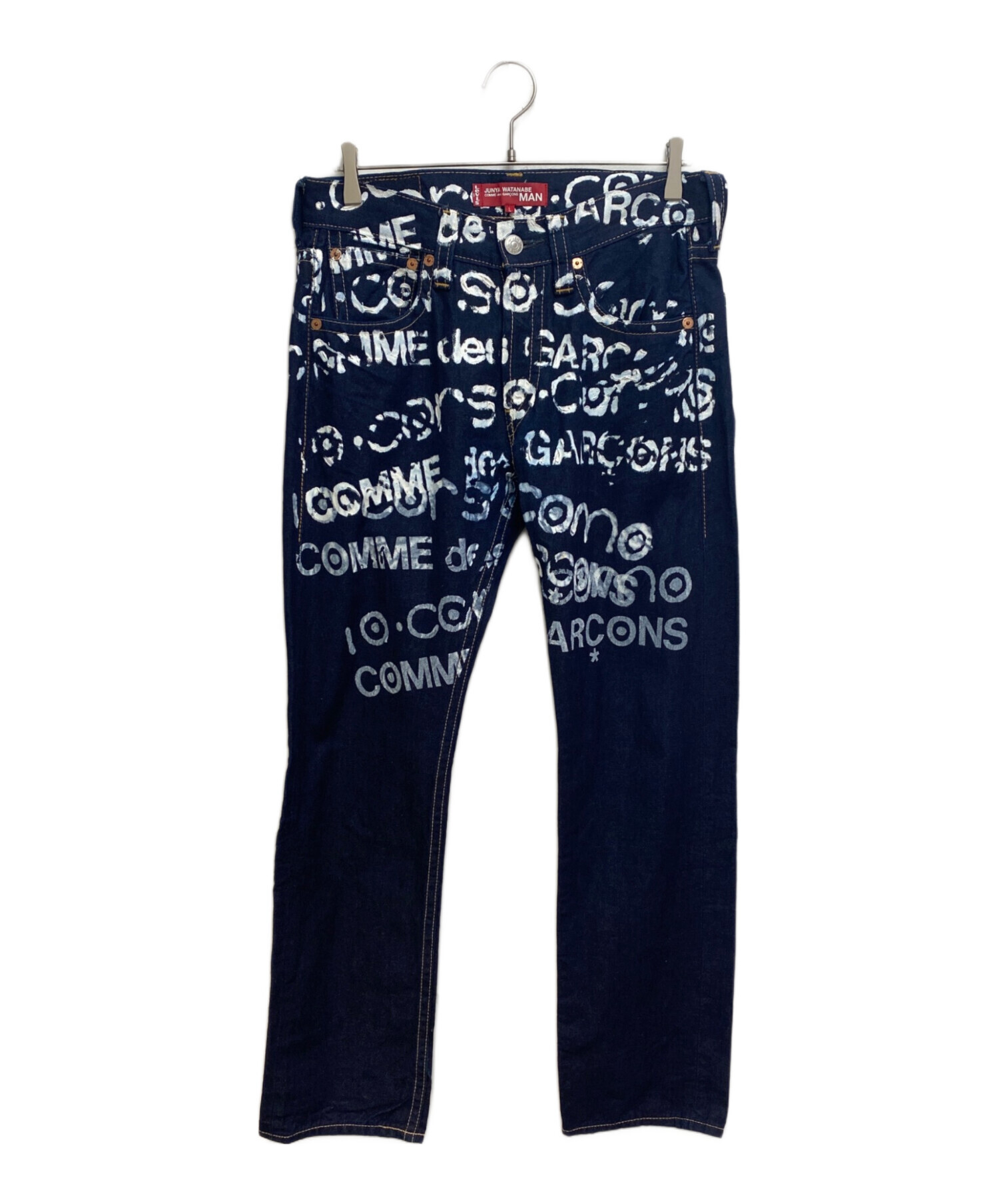 JUNYA WATANABE MAN (ジュンヤワタナベマン) LEVI'S (リーバイス) 10 corso como (ディエチ コルソコモ)  ペンキ加工デニムパンツ/03SS/Archive インディゴ サイズ:L