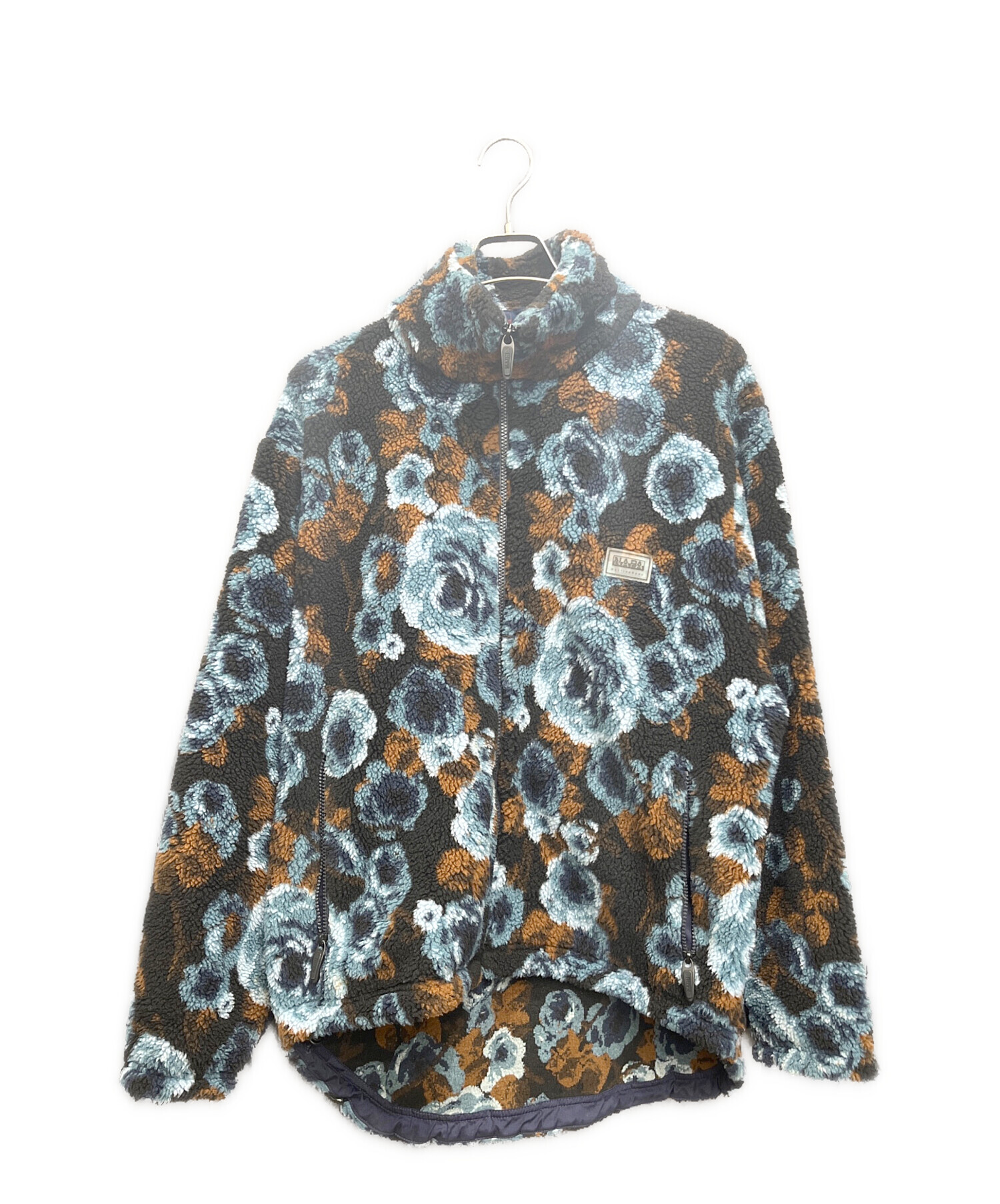 NAPA by MARTINE ROSE (ナパ バイ マーティンローズ) Floral Fleece/フリースジャケット ブルー サイズ:Ｍ