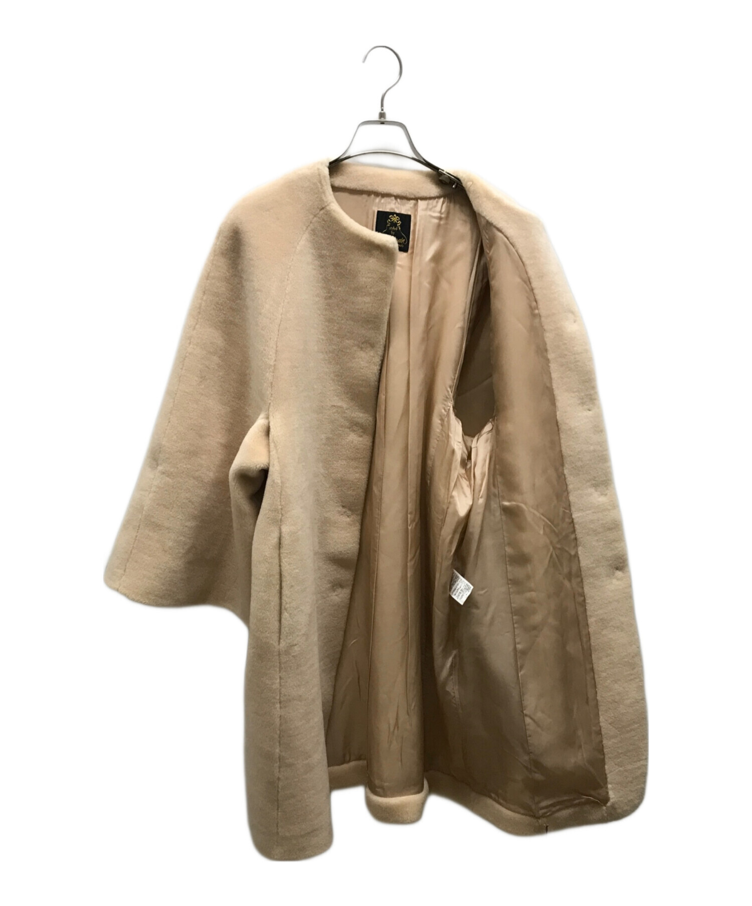 verybrain (ベリーブレイン) Mouton Coat ピンク サイズ:M