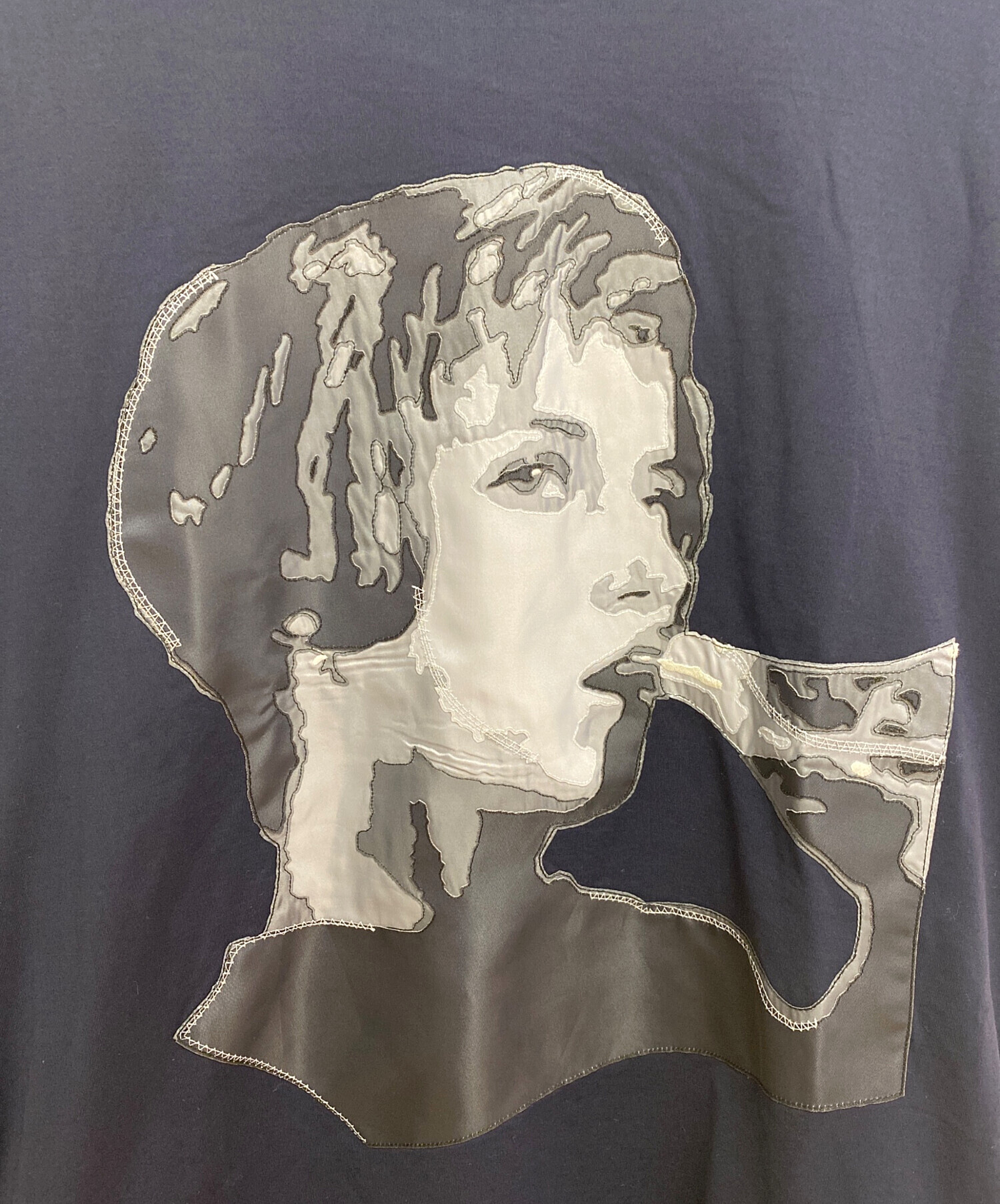 UNDERCOVER (アンダーカバー) Cindy Sherman (シンディー・シャーマン) 刺繍BIG Tシャツ ネイビー サイズ:2