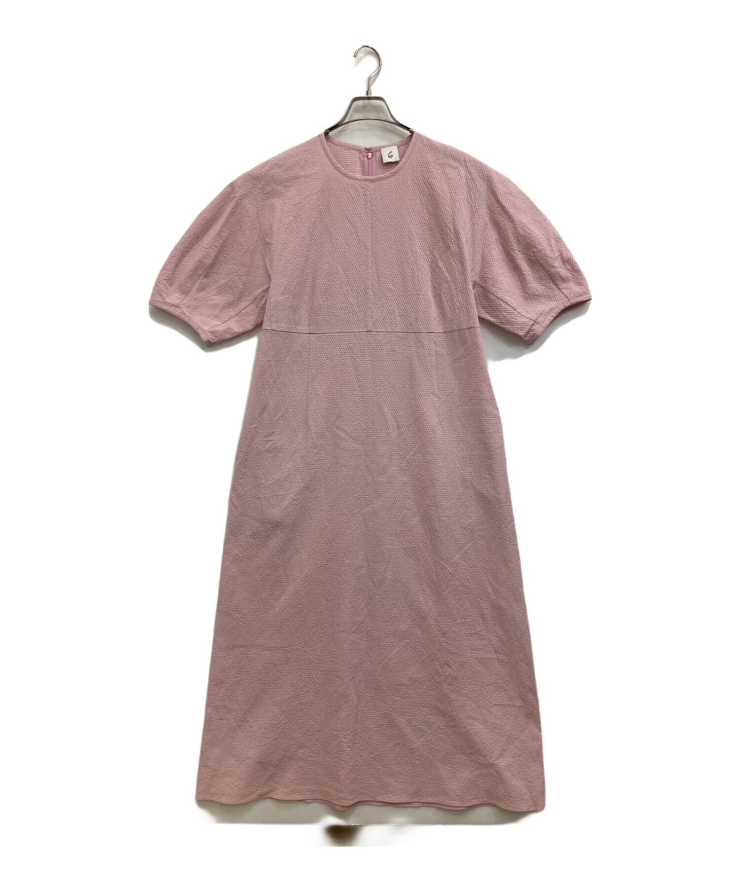 中古・古着通販】6(ROKU) BEAUTY&YOUTH (ロク ビューティーアンドユース) VOLUME SLEEVE DRESS/ワンピース  ピンク サイズ:38｜ブランド・古着通販 トレファク公式【TREFAC FASHION】スマホサイト