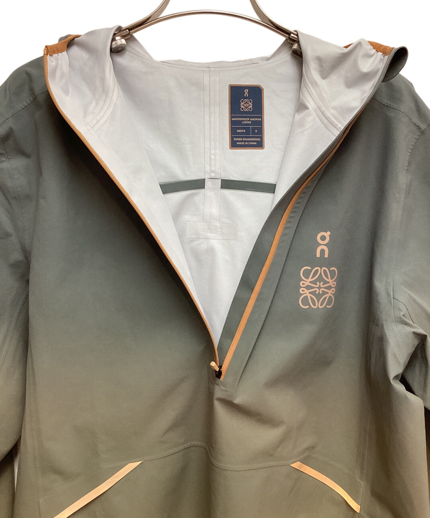 中古・古着通販】LOEWE (ロエベ) on (オン) Waterproof Anorak(ウォータープルーフアノラック) カーキ  サイズ:S｜ブランド・古着通販 トレファク公式【TREFAC FASHION】スマホサイト