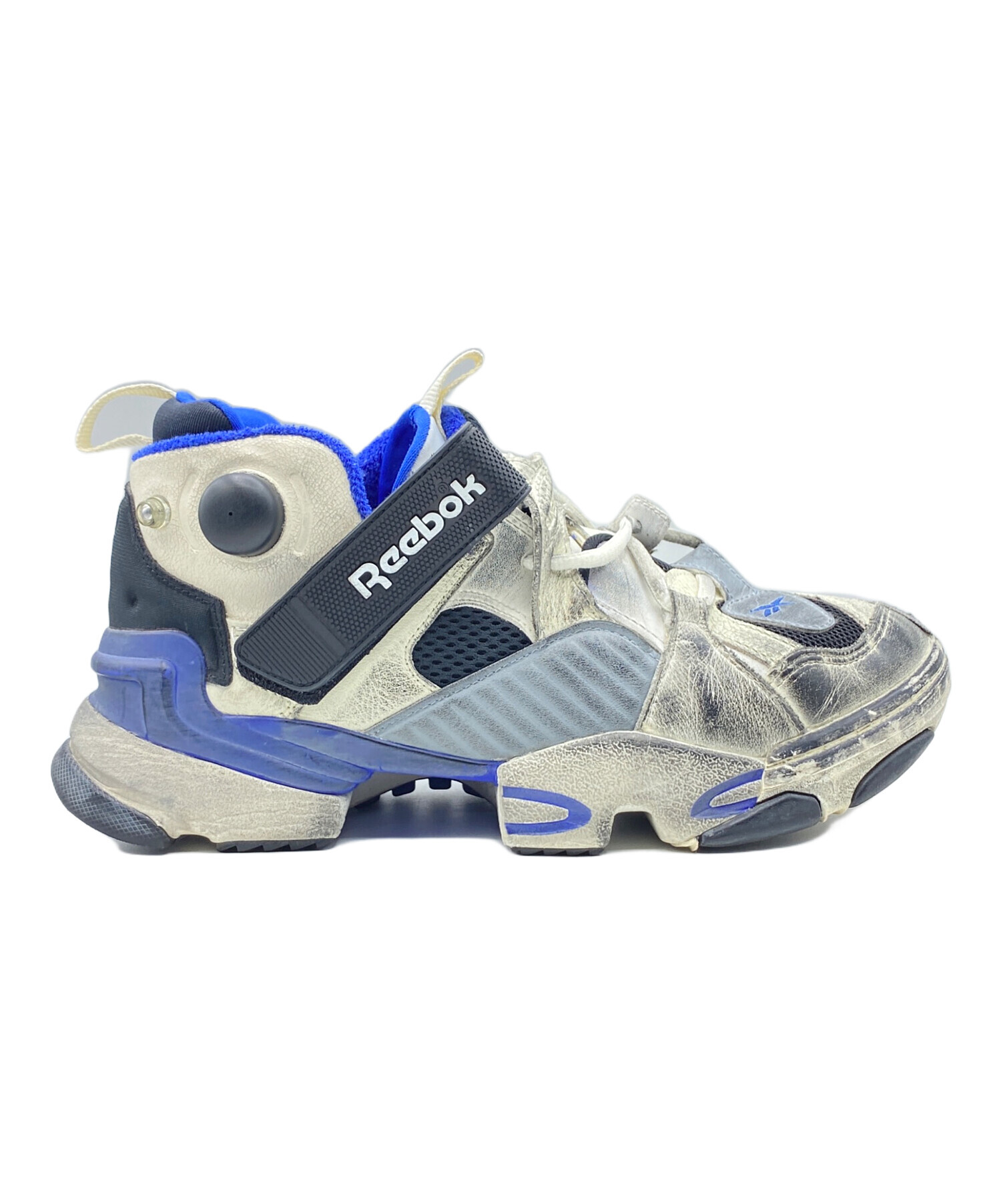 VETEMENTS (ヴェトモン) REEBOK (リーボック) GENETICALLY MODIFIED PUMP ブルー×ホワイト  サイズ:27cm(US9)