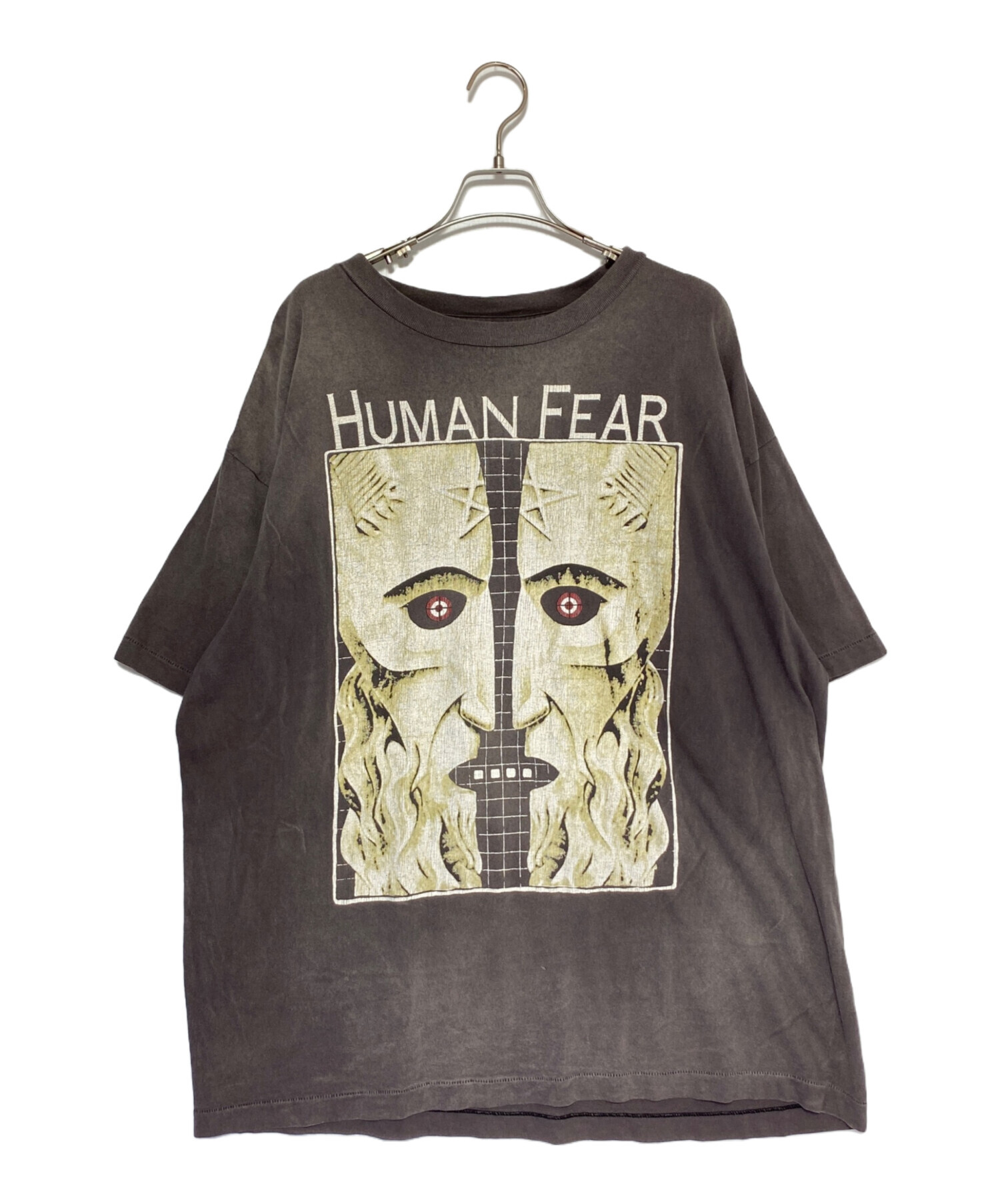 SAINT MICHAEL (セントマイケル) HUMAN FEAR TEE (ヒューマン　フィア TEE) ブラック サイズ:XXL