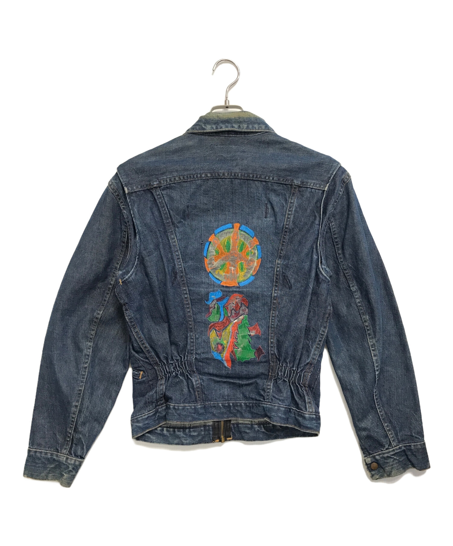 中古・古着通販】Wrangler (ラングラー) 60'S バックプリント11MJZデニムジャケット インディゴ サイズ:38｜ブランド・古着通販  トレファク公式【TREFAC FASHION】スマホサイト