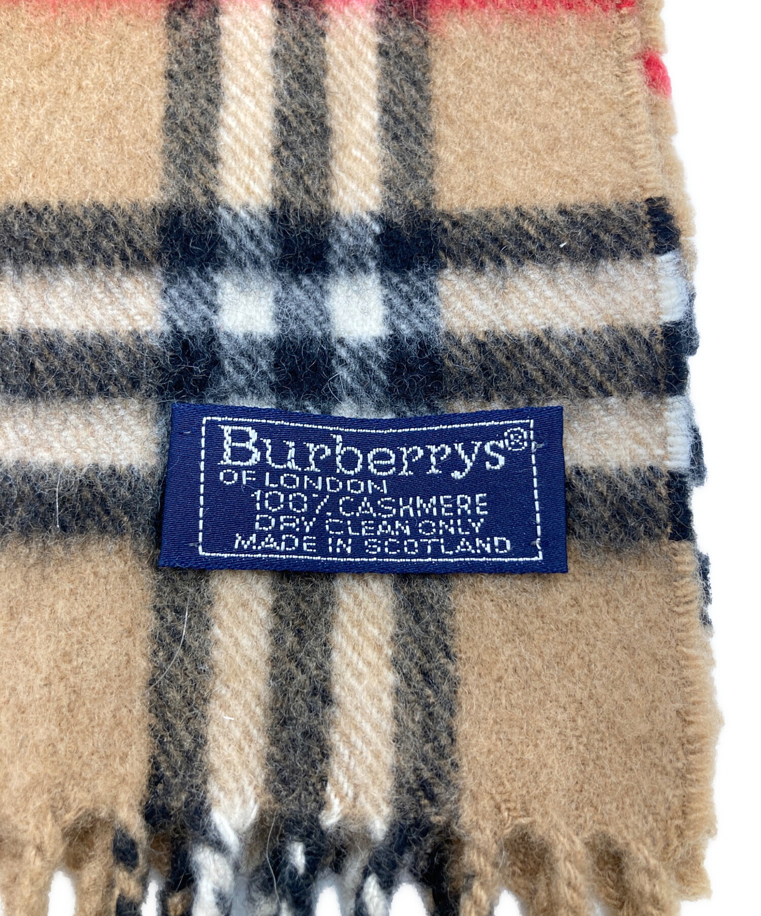 中古・古着通販】BURBERRY LONDON (バーバリーロンドン) ノヴァチェックカシミヤマフラー ベージュ｜ブランド・古着通販  トレファク公式【TREFAC FASHION】スマホサイト