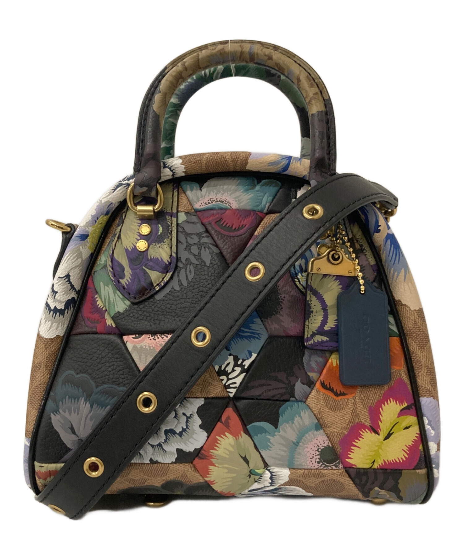 COACH (コーチ) KAFFE FASSETT (カフェ・ファセット) 2WAYバッグ サイズ:-