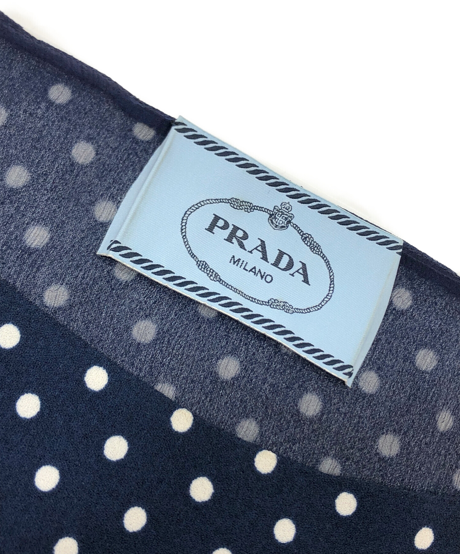 中古・古着通販】PRADA (プラダ) レーヨンドットワンピース ネイビー サイズ:38｜ブランド・古着通販 トレファク公式【TREFAC  FASHION】スマホサイト