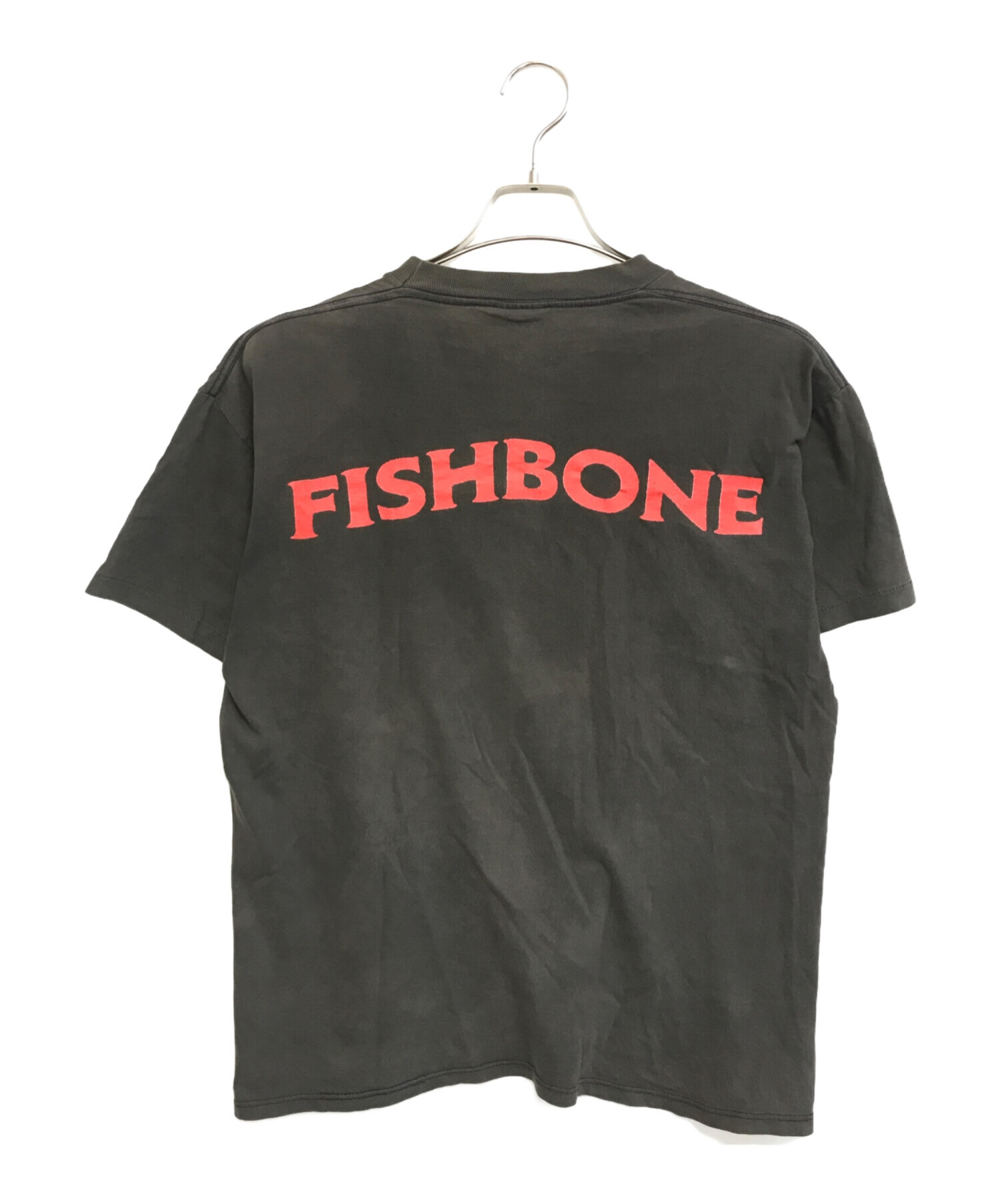 中古・古着通販】バンドTシャツ (バンドTシャツ) 90s FISHBONE(フィッシュボーン) プリントTシャツ ブラック サイズ:L｜ブランド・古着通販  トレファク公式【TREFAC FASHION】スマホサイト