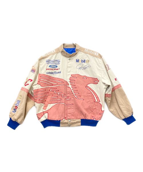 【中古・古着通販】JEFF HAMILTON (ジェフハミルトン) レーシングジャケット ベージュ サイズ:XL｜ブランド・古着通販  トレファク公式【TREFAC FASHION】スマホサイト