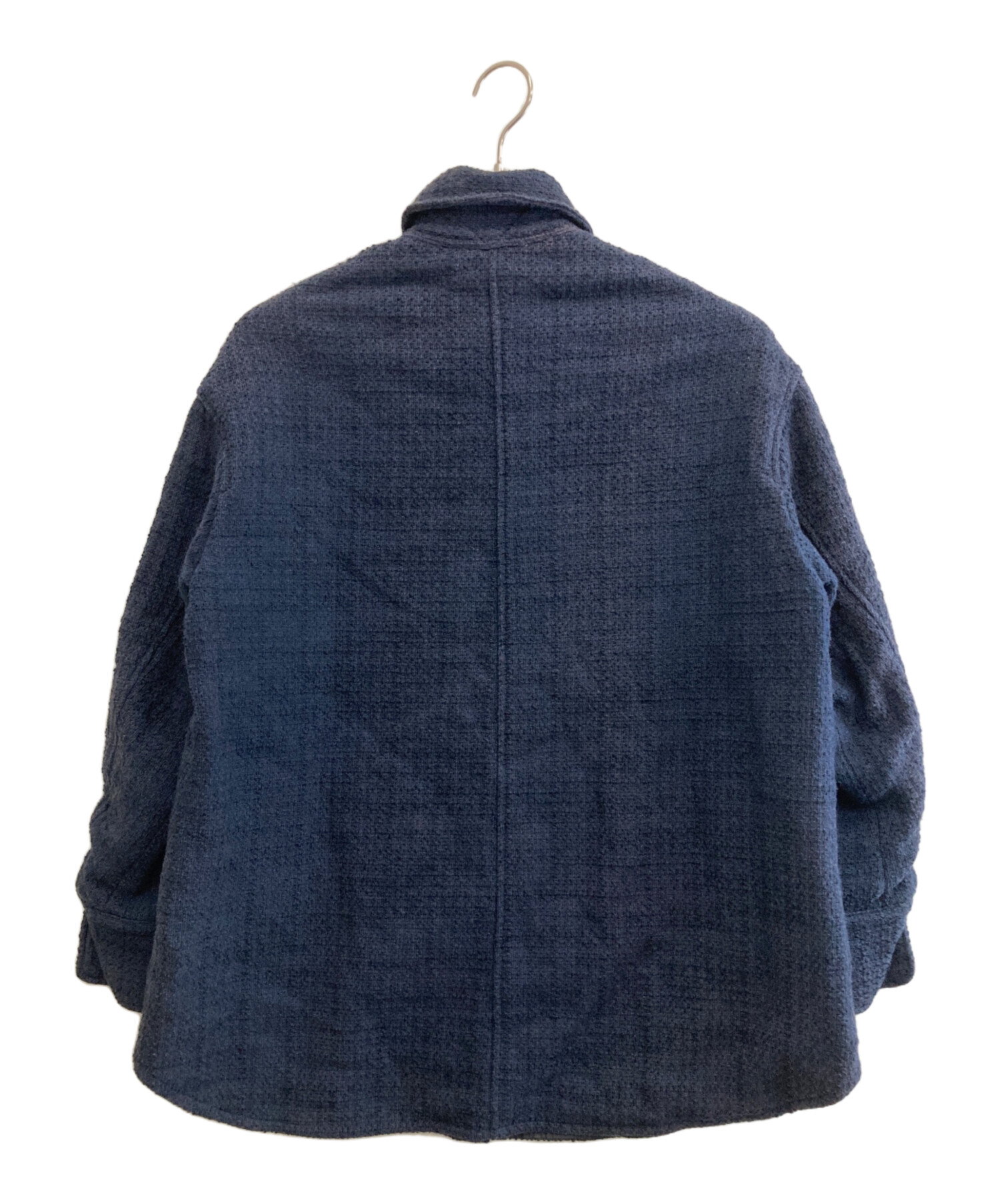 中古・古着通販】MUSE de Deuxieme Classe (ミューズ ドゥーズィエム クラス) TWEEDシャツジャケット ネイビー  サイズ:-｜ブランド・古着通販 トレファク公式【TREFAC FASHION】スマホサイト