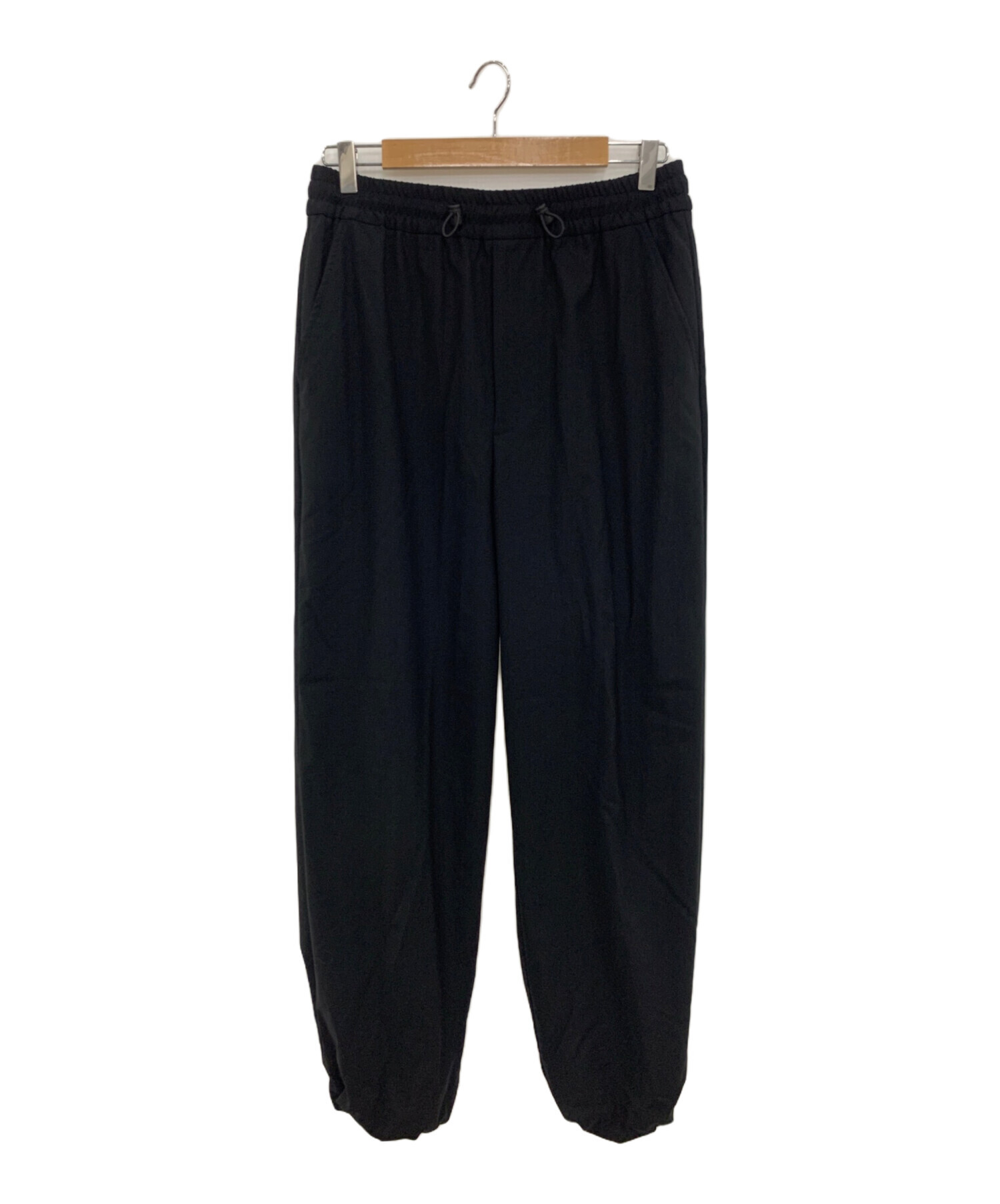 中古・古着通販】SO SHOP & HOSTEL NAKAMEGURO (ソー ショップアンドホステル ナカメグロ) CORDURA SUMMER  WOOL TRACK PANT ブラック サイズ:MEDIUM｜ブランド・古着通販 トレファク公式【TREFAC FASHION】スマホサイト