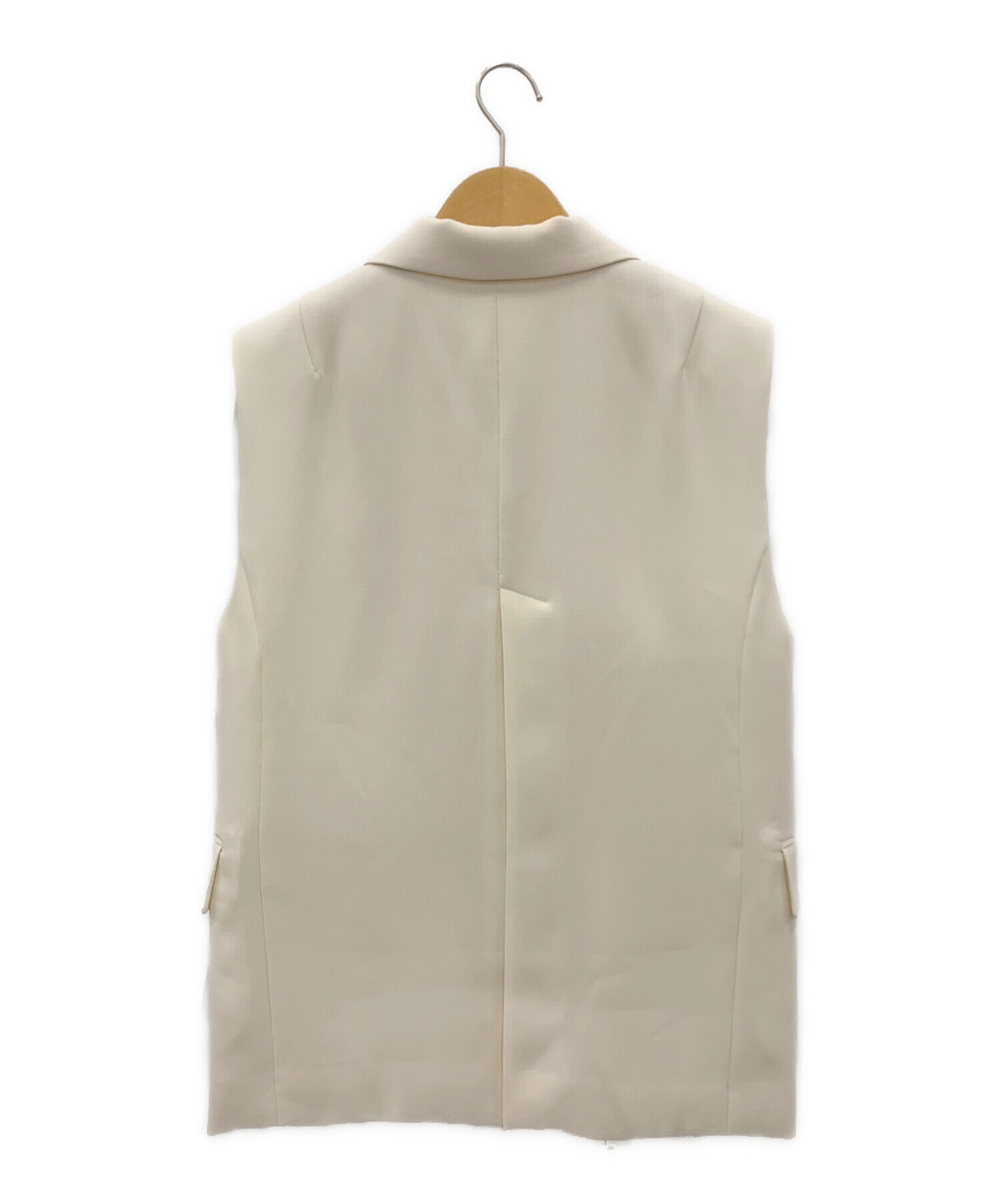 中古・古着通販】ELENDEEK (エレンディーク) OVER SIZE TAILORED GILET アイボリー サイズ:F｜ブランド・古着通販  トレファク公式【TREFAC FASHION】スマホサイト